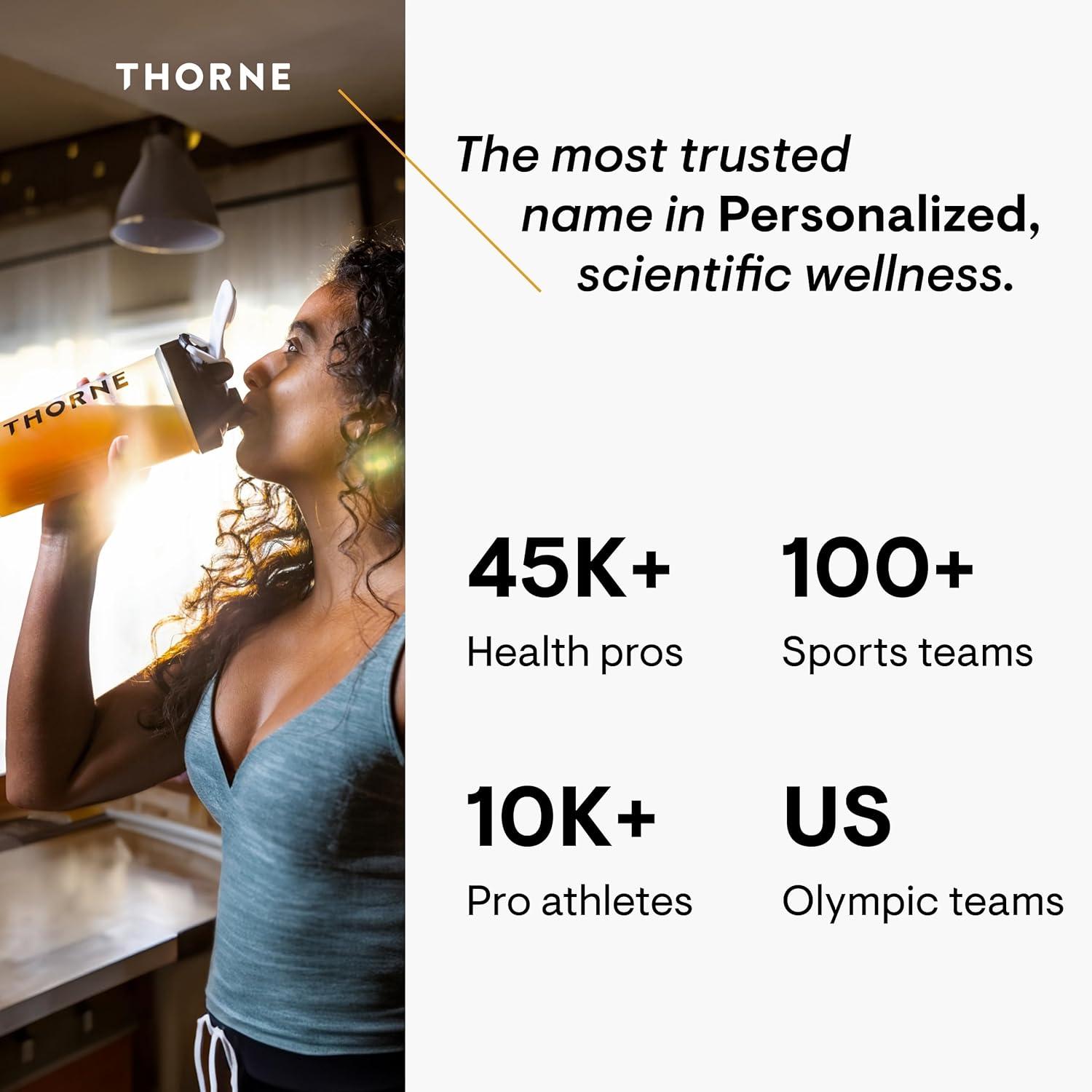 glutathione thorne The Sports Pharmacy Network is proud to recognize Thorne as the 2026 Sport  Supplement of the Year. This award reflects a commitment to supplement  safety, rigorous third-party testing, and a foundation grounded main image 1