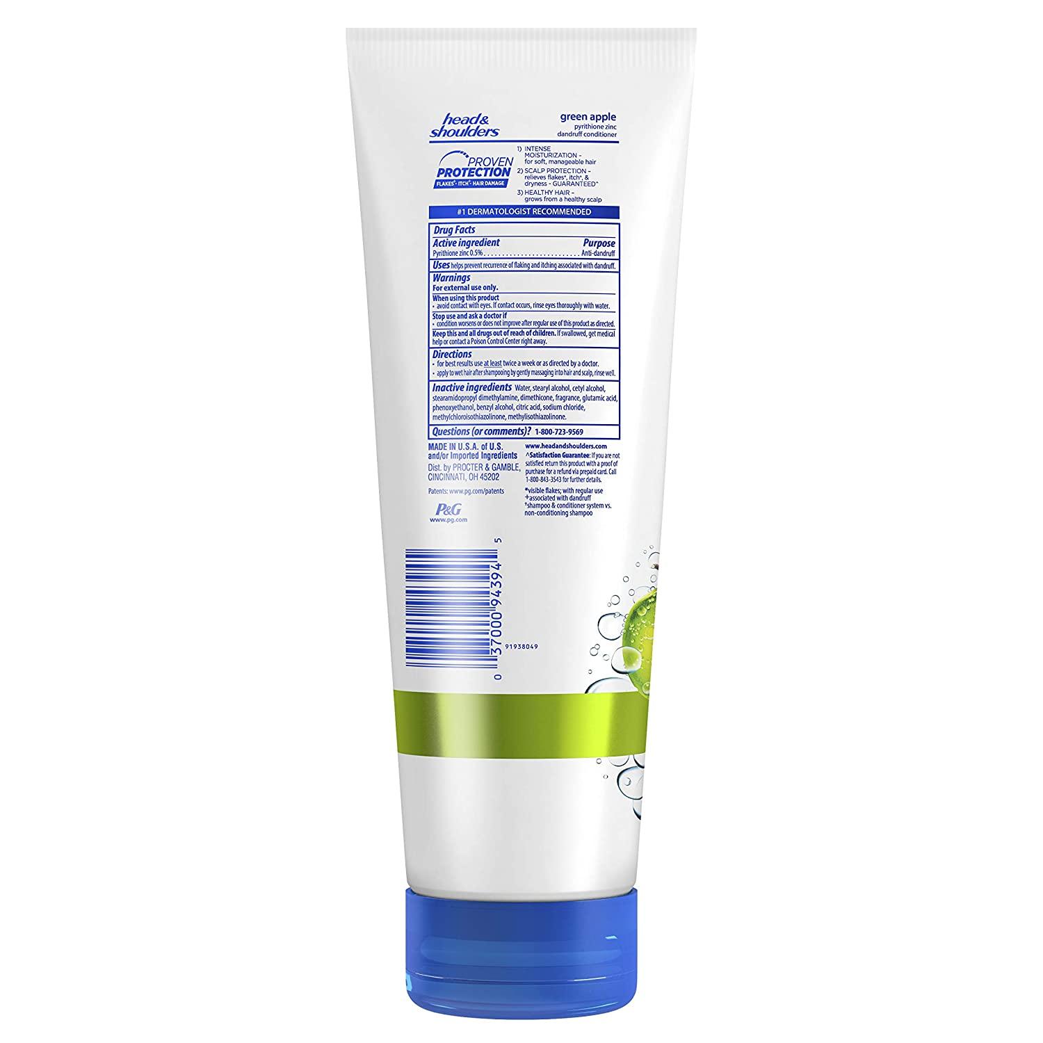 Head & Shoulders Green Apple Dailyuse Antidandruff Shampoo and