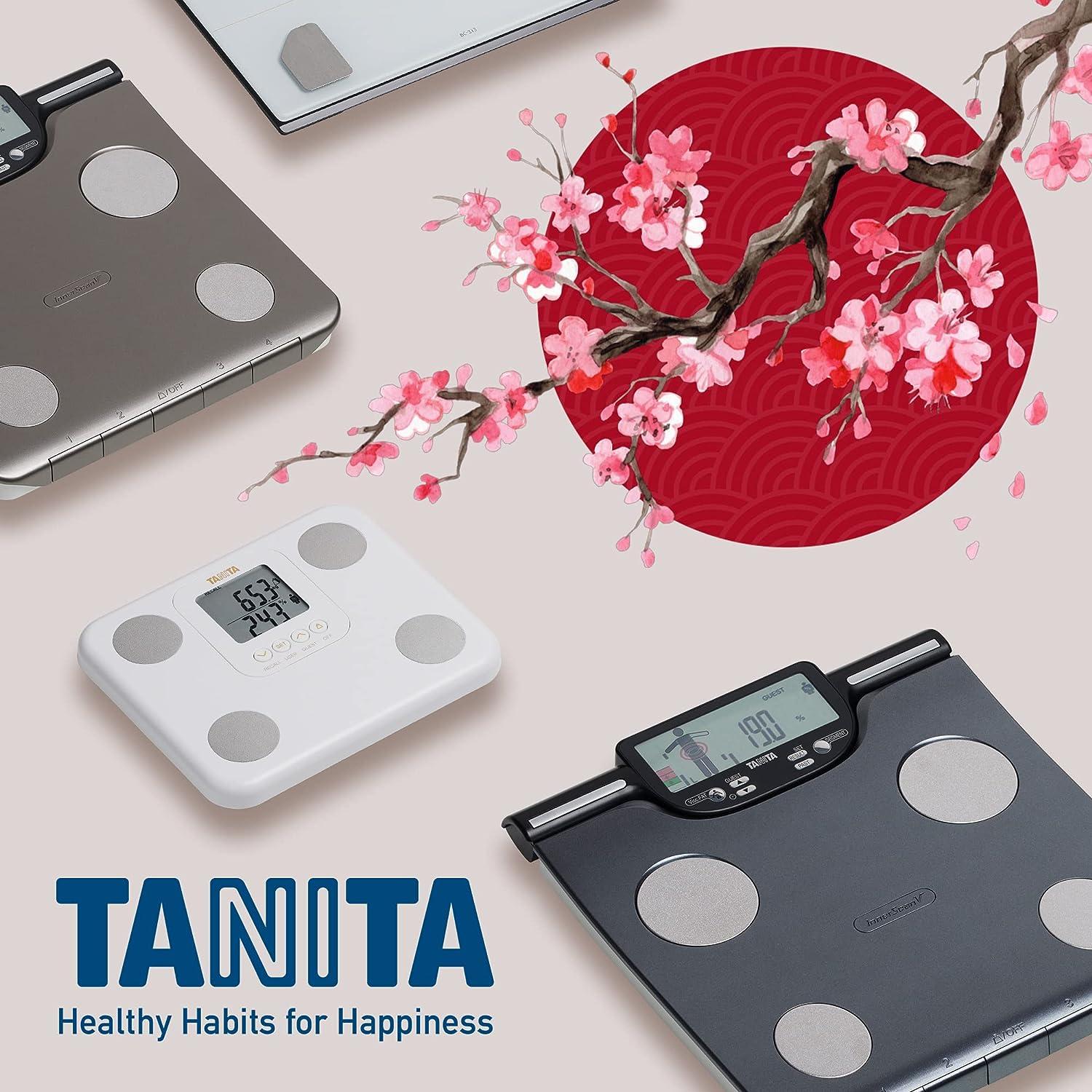 TANITA BC-602 Segmental Body Composition Scale Body Fat Muscle Mass Per  Body Part Daily Calorie Intake 8 Readings Blue