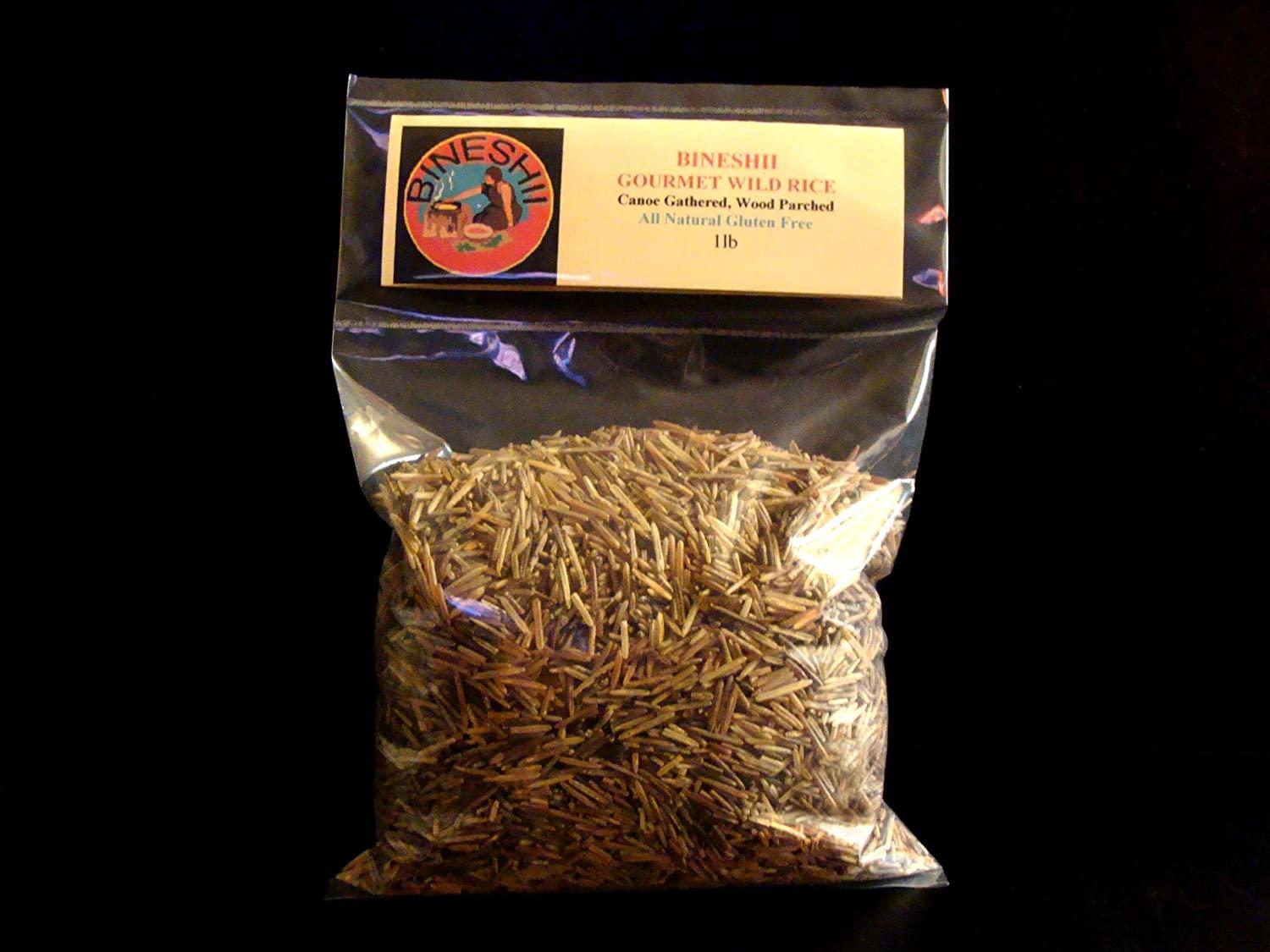 1 LB MN Wild Rice Hand Harvested & Wood Parched by American Indian