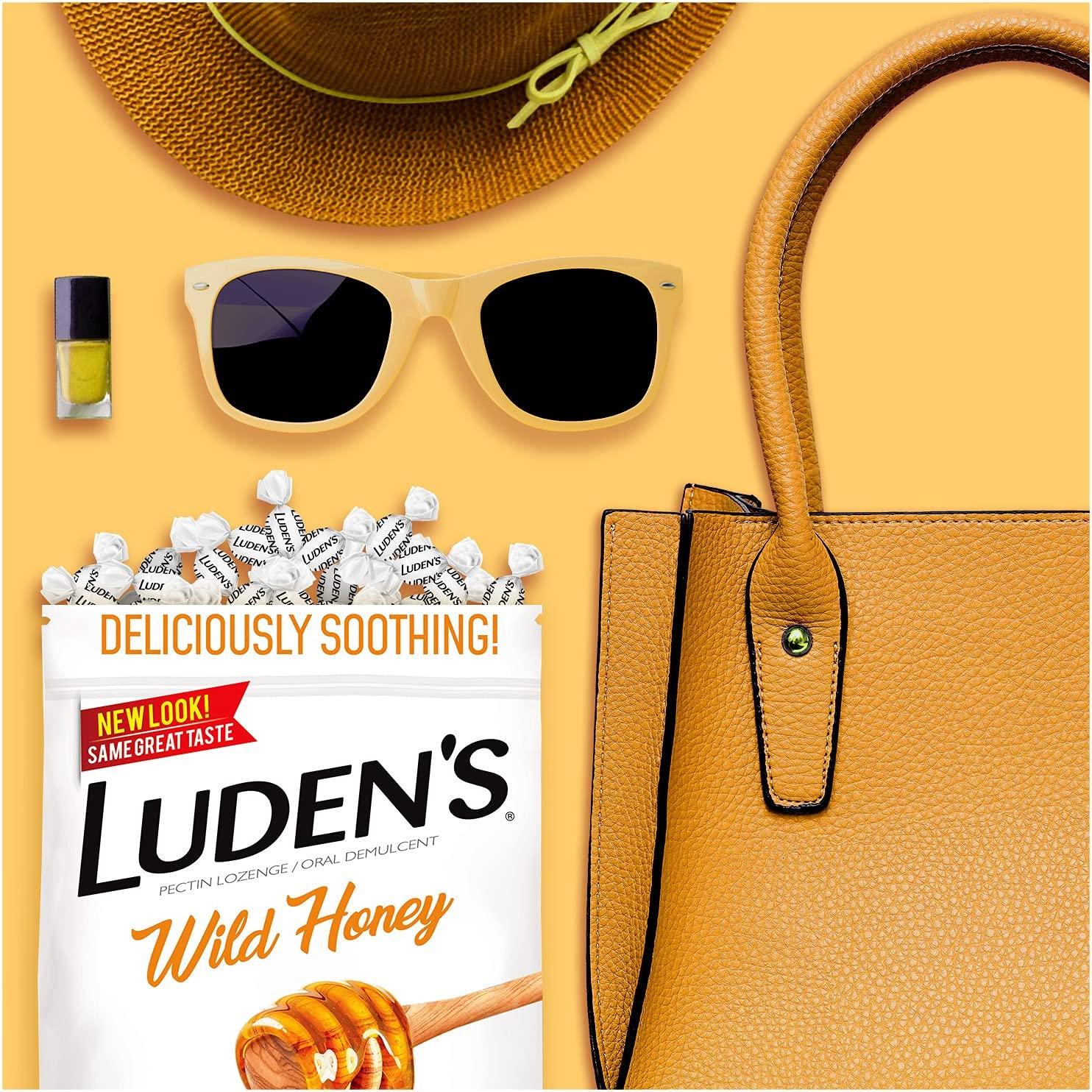 Luden's Pectin Lozenge with Wild Honey 30 Oral Demulcent Throat Drops