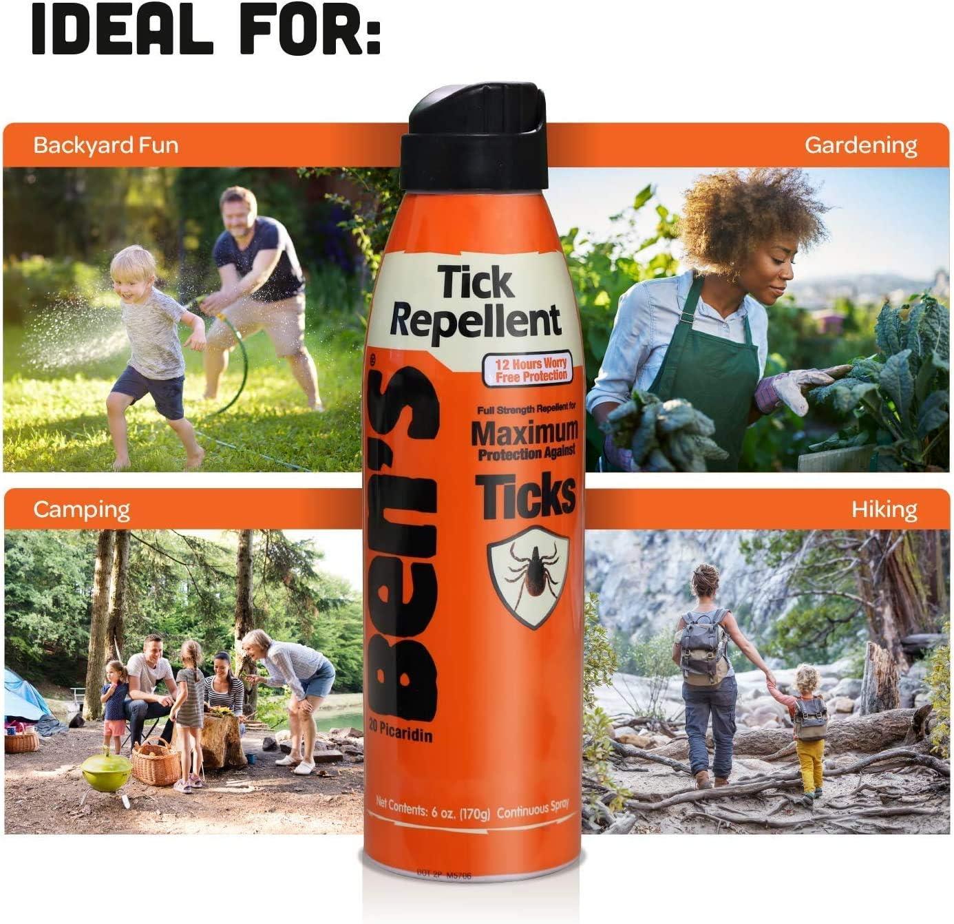 Bens Tick Repellent Picaridin 6oz