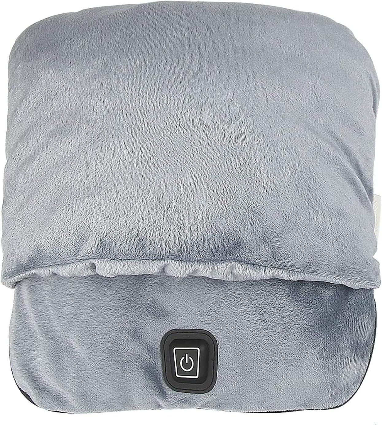 Clicitina Foot Warmer with Heating & Vibration Massage | Fast Heating  Pillows | Ultra-Wide Fleecer