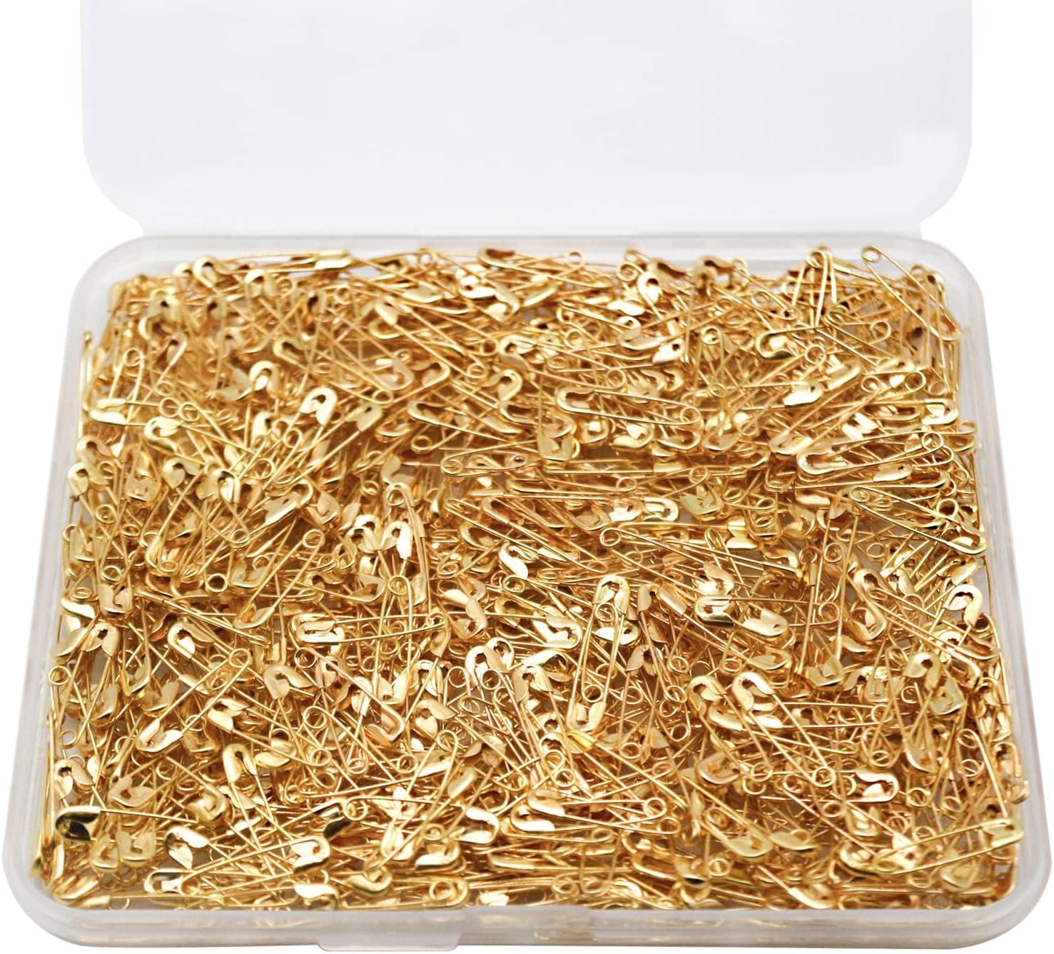  1000Pcs Safety Pins Assorted, 1.5 Inch Rust-Resistant