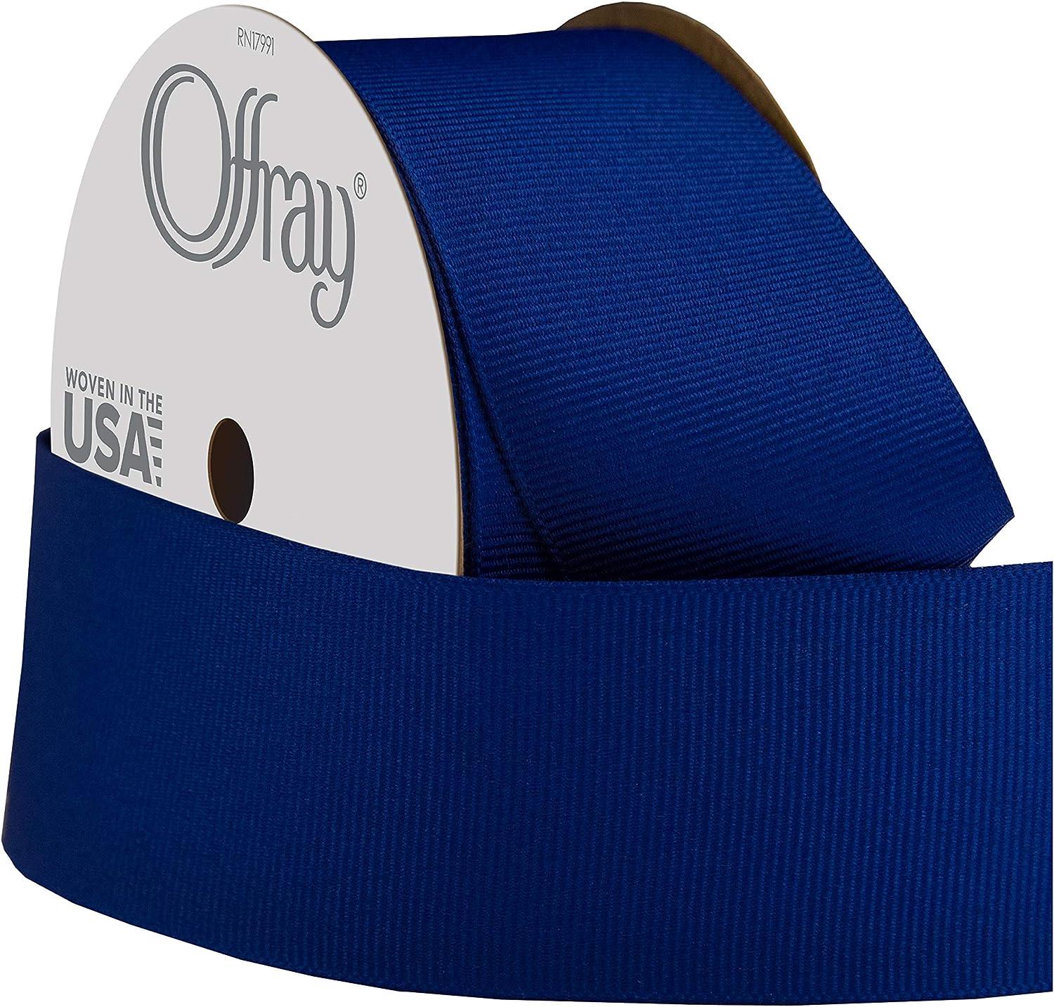 Offray 67284 Grosgrain Ribbon 1.5 x 12ft Century Blue Buy Now