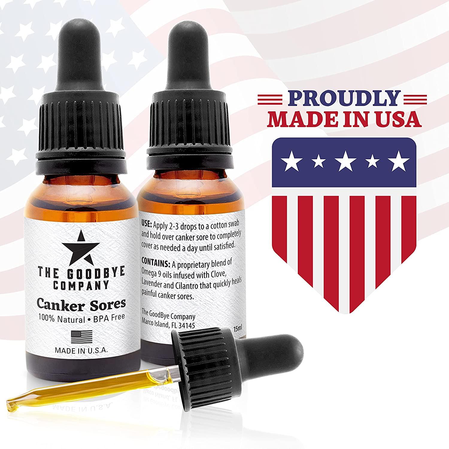 Goodbye Canker Sores Effective Essential Oil Serum for Mouth Ulcer Relief