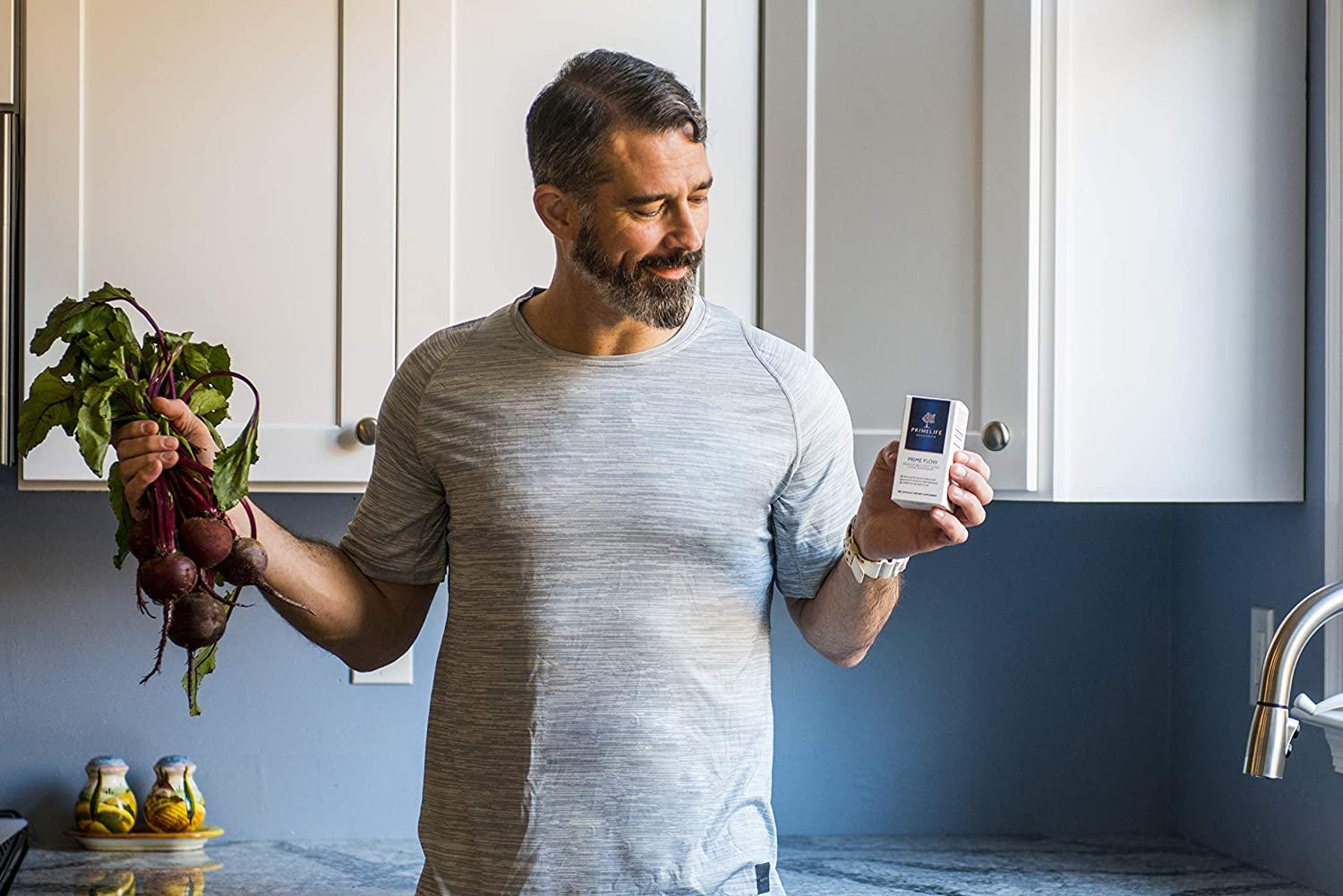 Beet Root Nitric Oxide Supplement Prime Flow Daily Dietary Nitrate