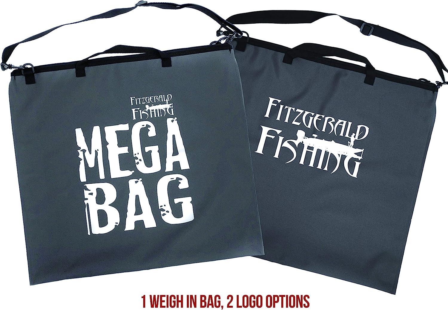 Fitzgerald Fishing Tournament Weigh in Fish Bag - Heavy Duty Fish Bags That  Transport Fish Safely, are Leak and Rip Resistant, Include Zipper Closure -  Mega Bag Logo