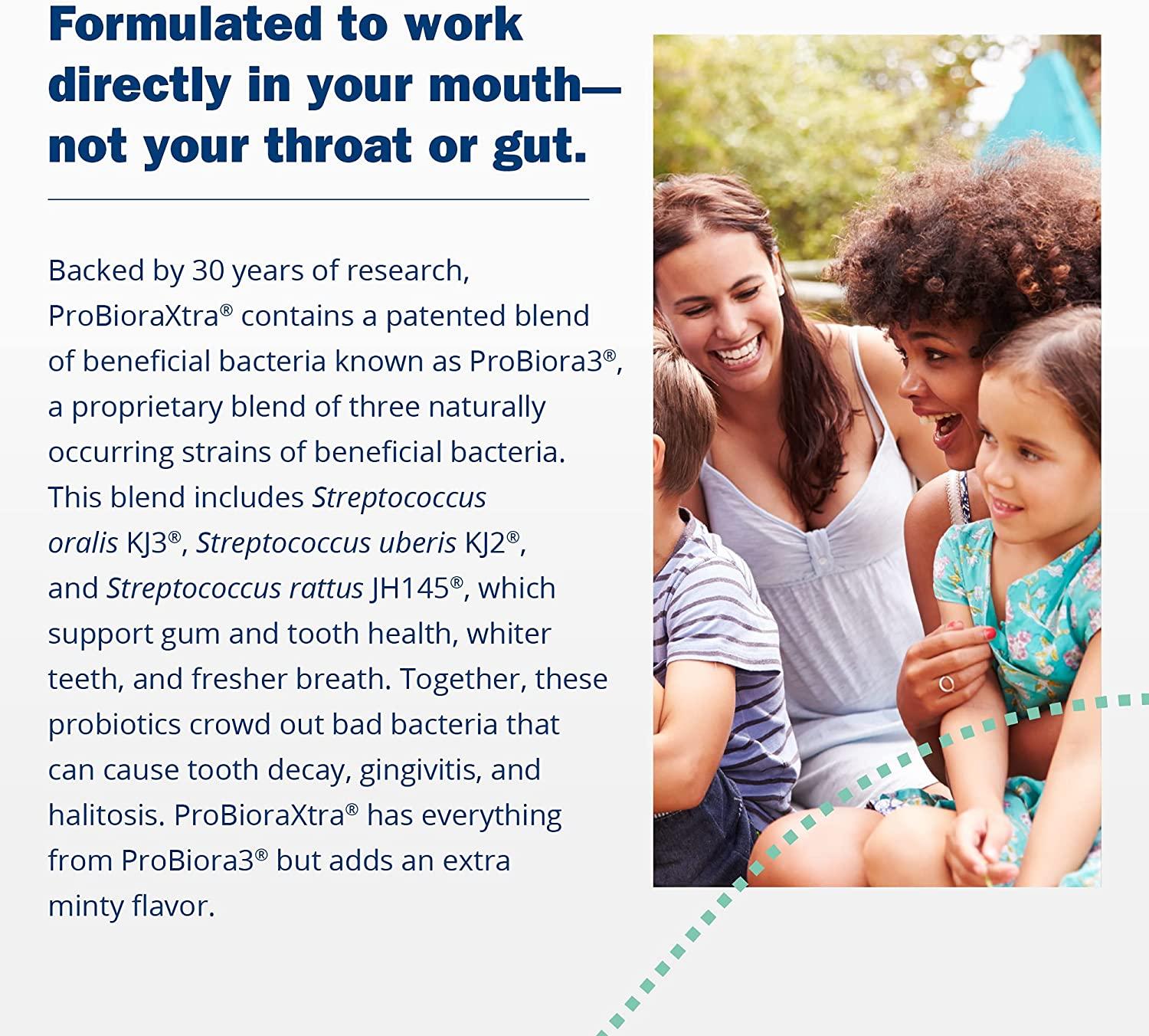 ProBioraXtra OralCare Probiotic Mints Supports Healthy Teeth & Gums