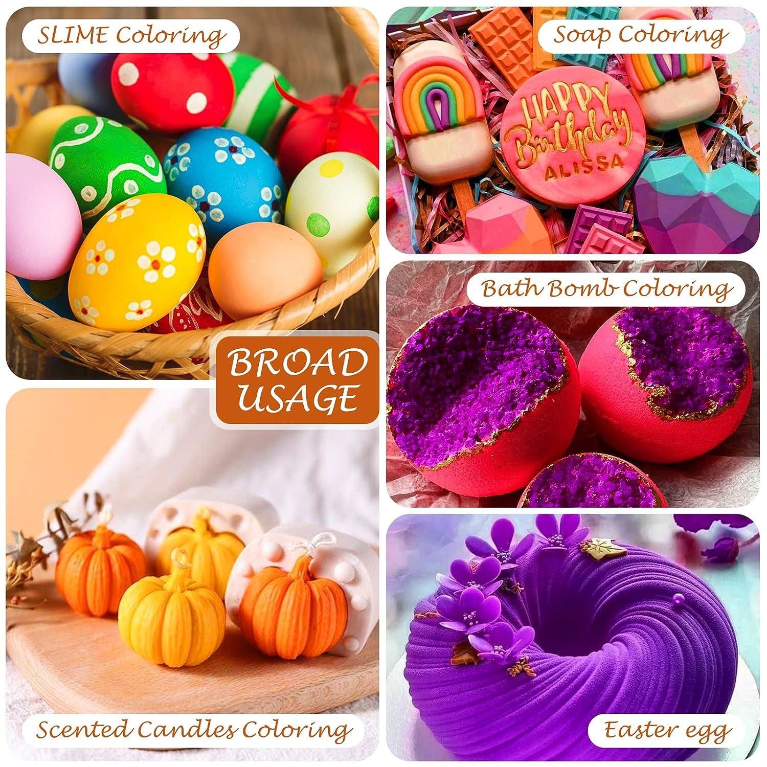 Food Coloring - Wayin 8 Colors Cake Food Coloring Liquid Vibrant Colors  Edible Food Dye for Kids, Vegan Free Food Colors for Cake Decorating,  Baking