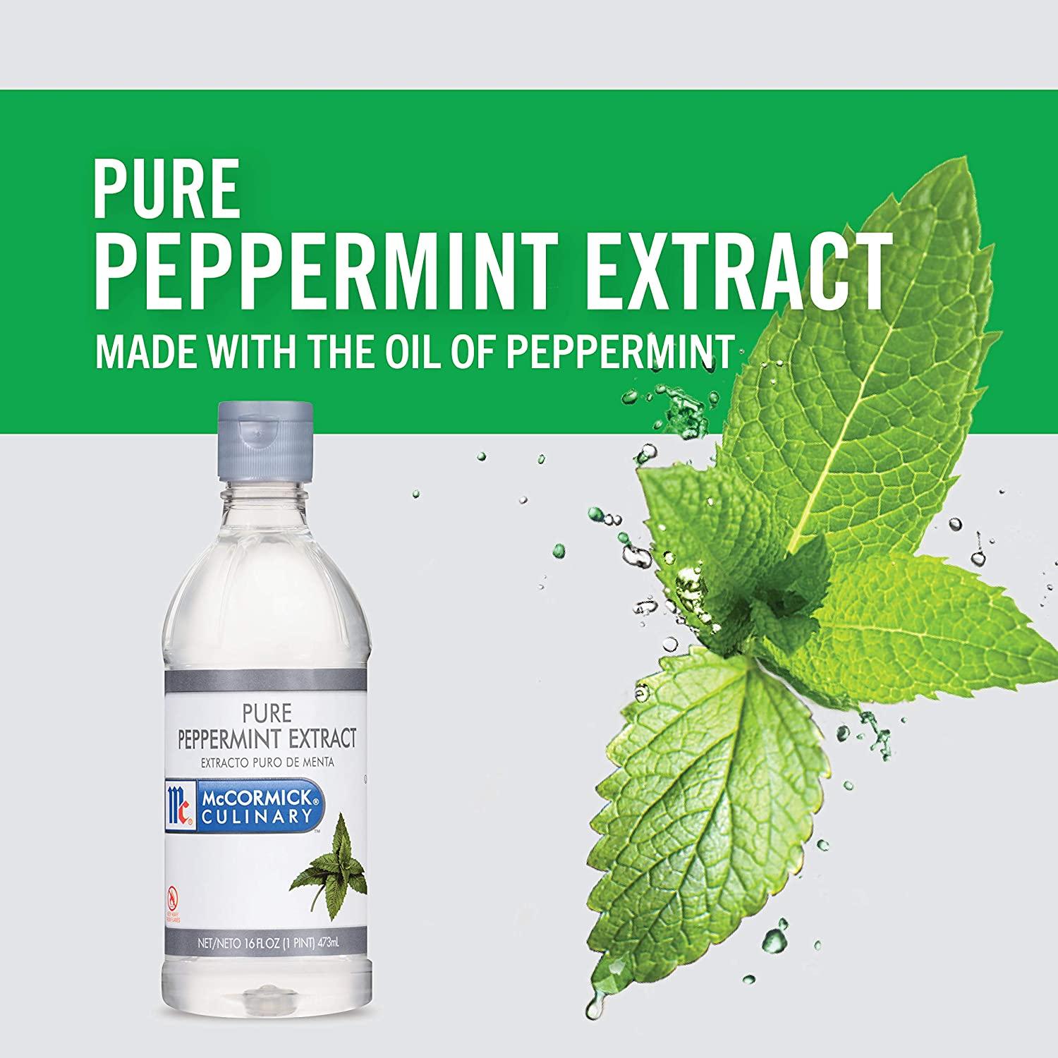 McCormick Culinary Pure Peppermint Extract, 16 fl oz One 16 Fluid