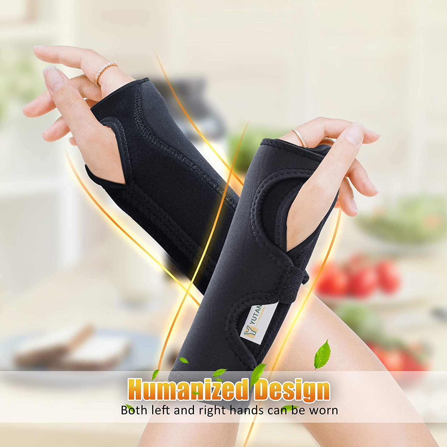 Updated 2022 Wrist Brace for Carpal Tunnel Night Sleep Wrist Support