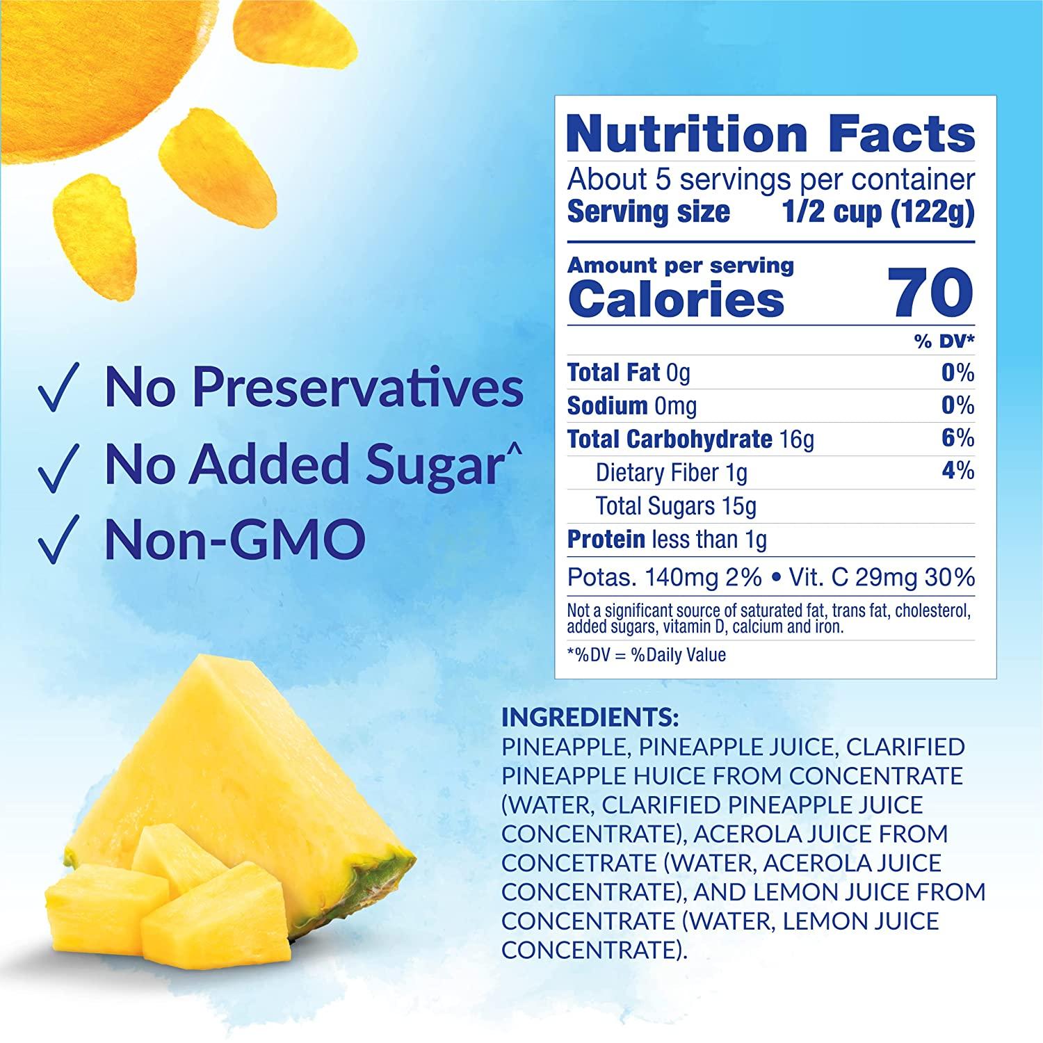 Dole Fruit Juice Nutrition Facts Besto Blog