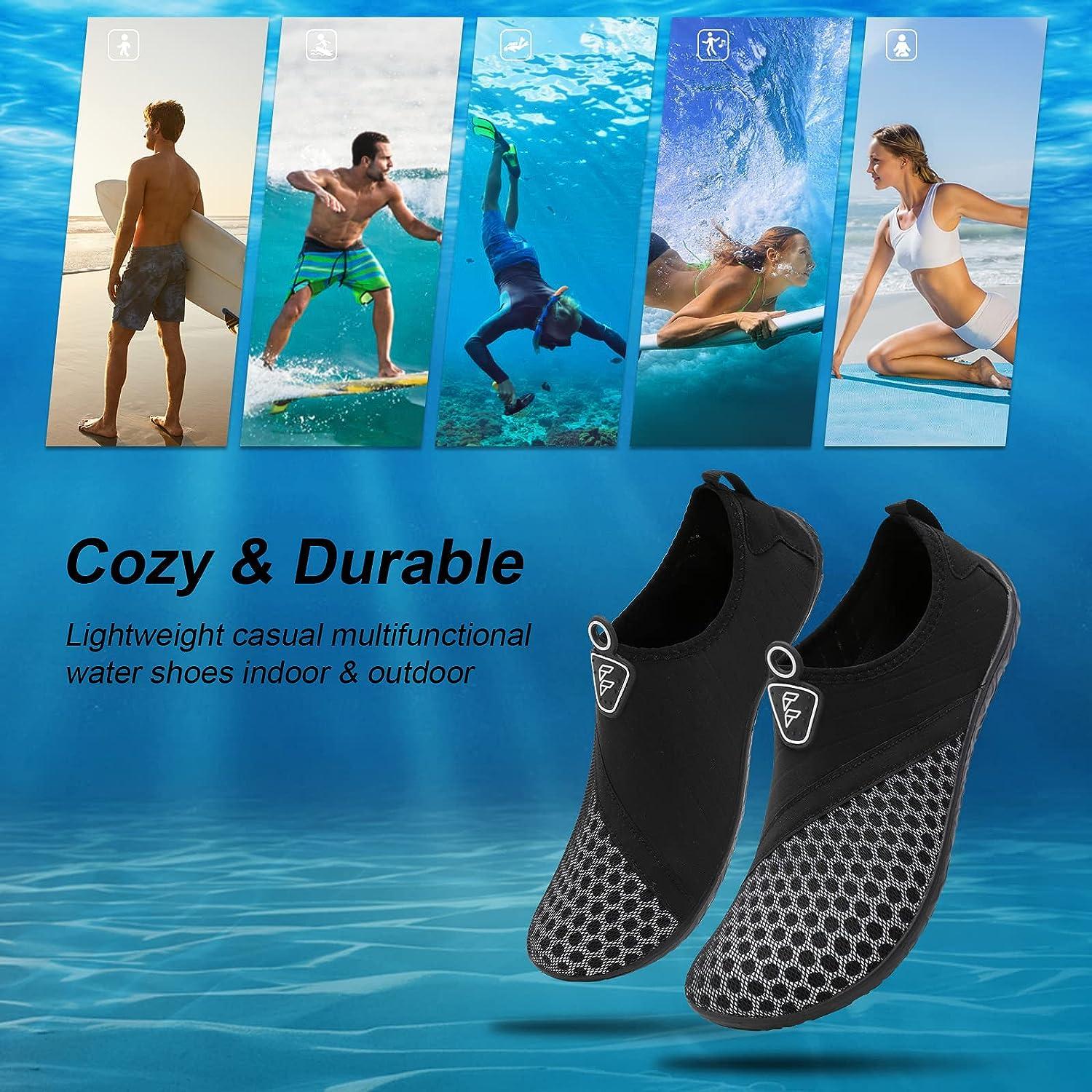 Fires Water Shoes for Women Men Quick Dry Barefoot Aqua Socks