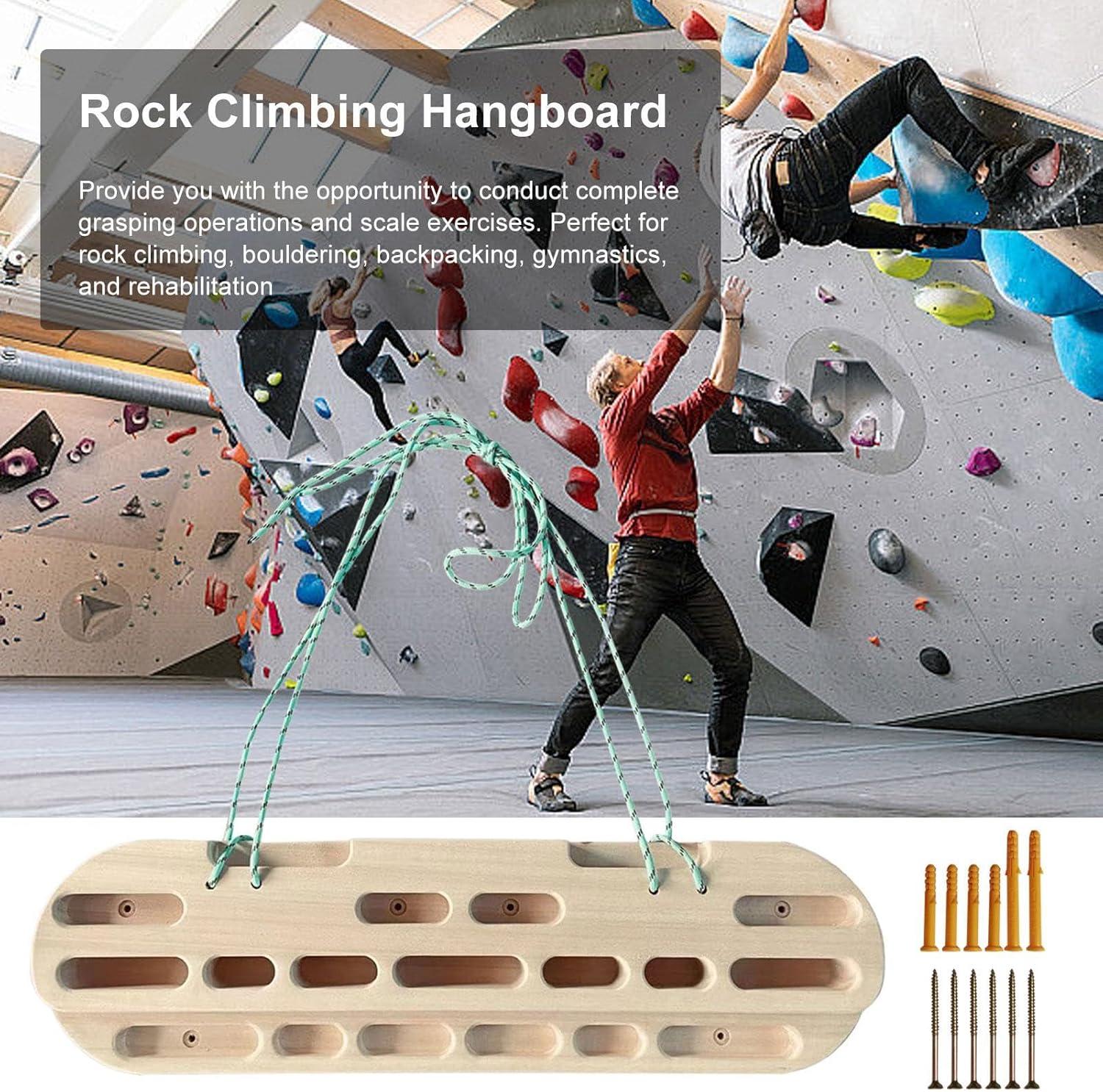 Climbing Board Rock Climbing Board Multifunction Finger Strengthener Training Board Rock Climbing Hangboard For Strength 1pair - View #8