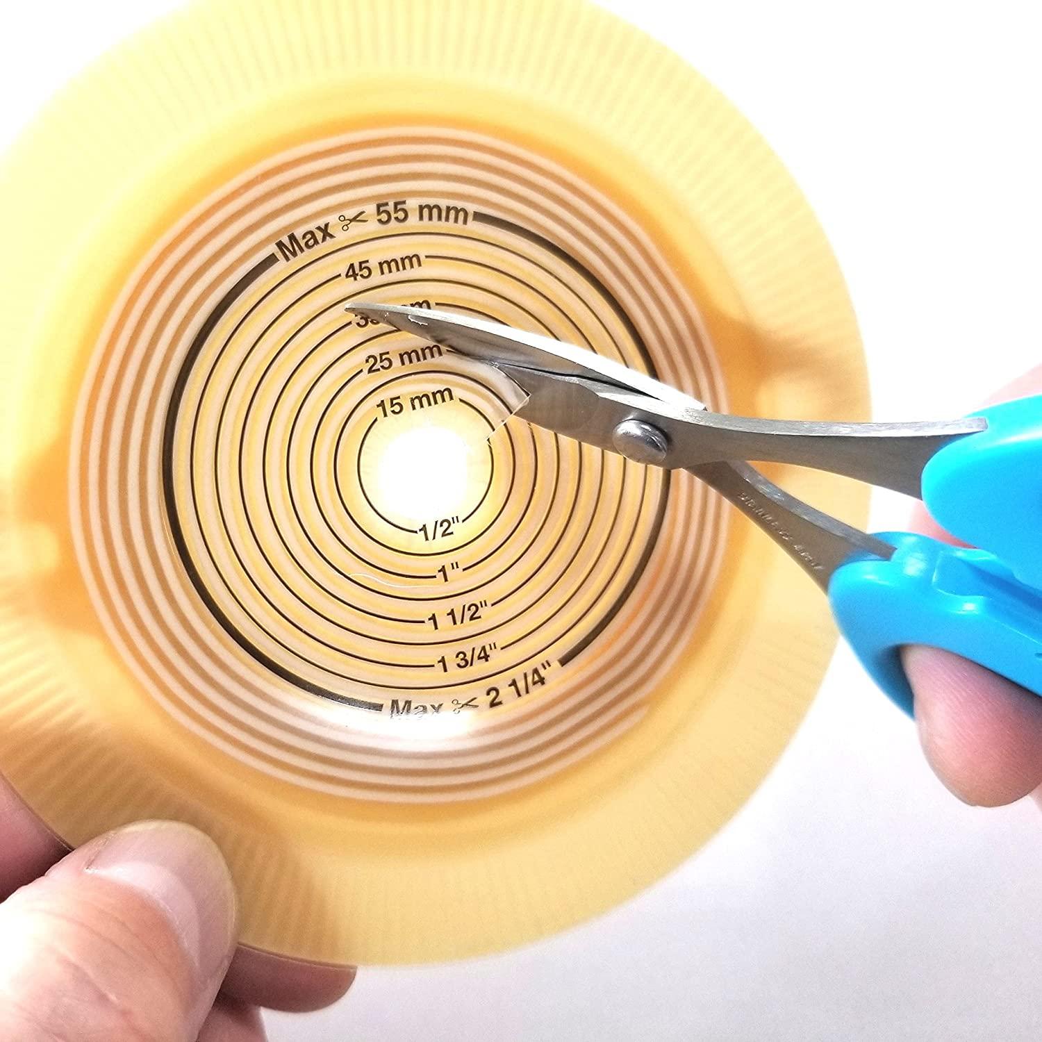 ALLEX Ostomy Scissors Curved Blunt Tips, Made in Japan, Small Scissors