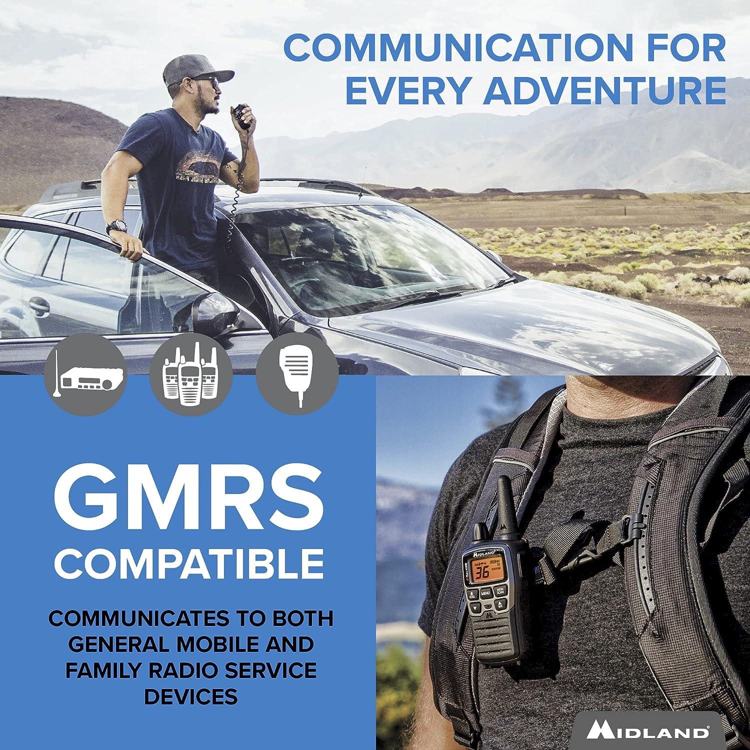 Midland MXT275 MicroMobile GMRS Radio 15 watts TwoWay Radio with