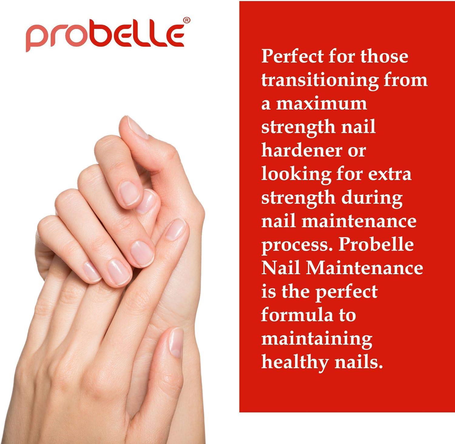 Probelle Nail Maintenance Formula 2 Nail Hardener and Strengthener for