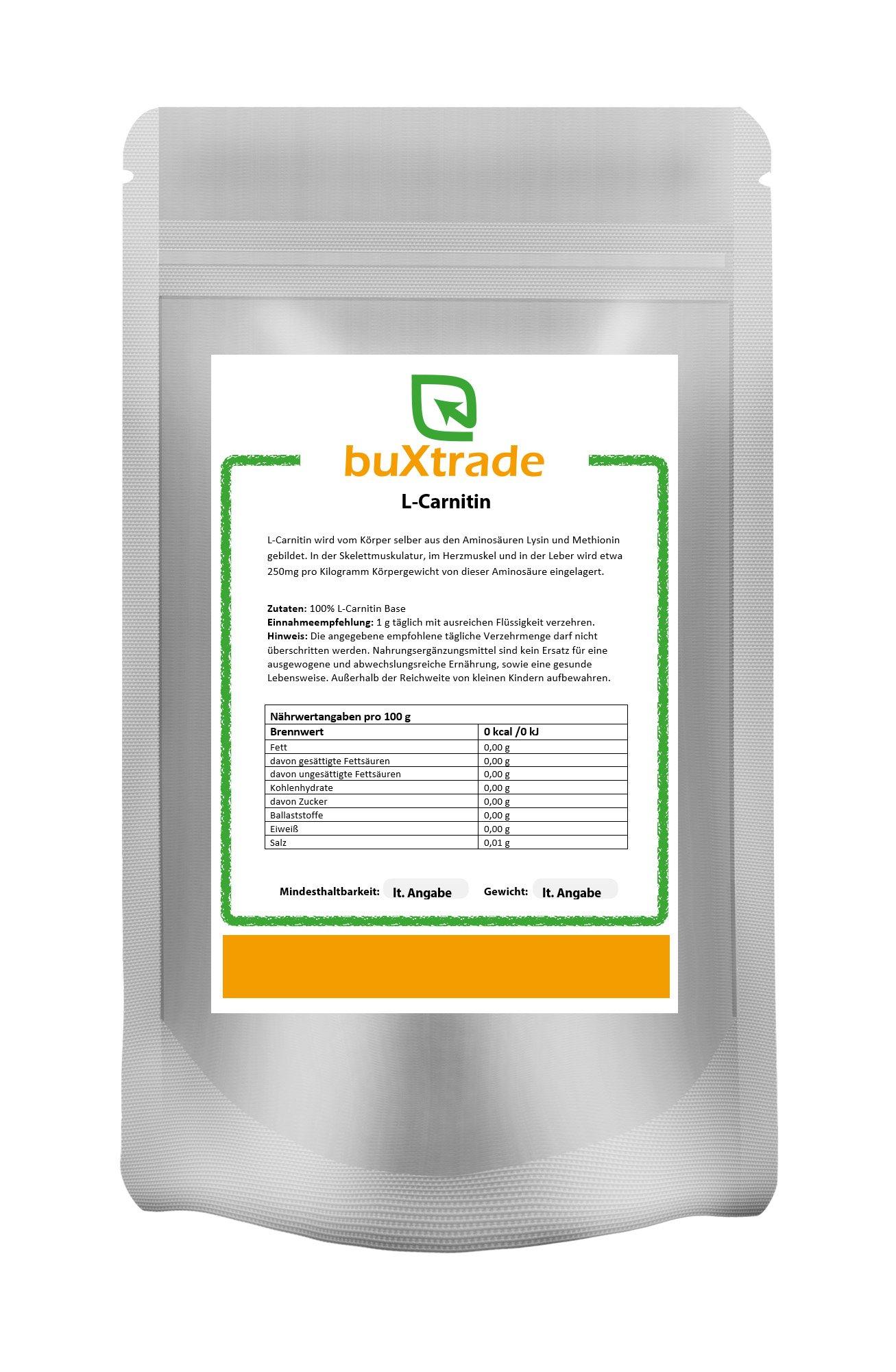L-Carnitine Base Powder | Amino Acid Supplement | Buy 100g & More Sizes |  International Shipping Available | Buy Now with Express International  Delivery | GoSupps.com