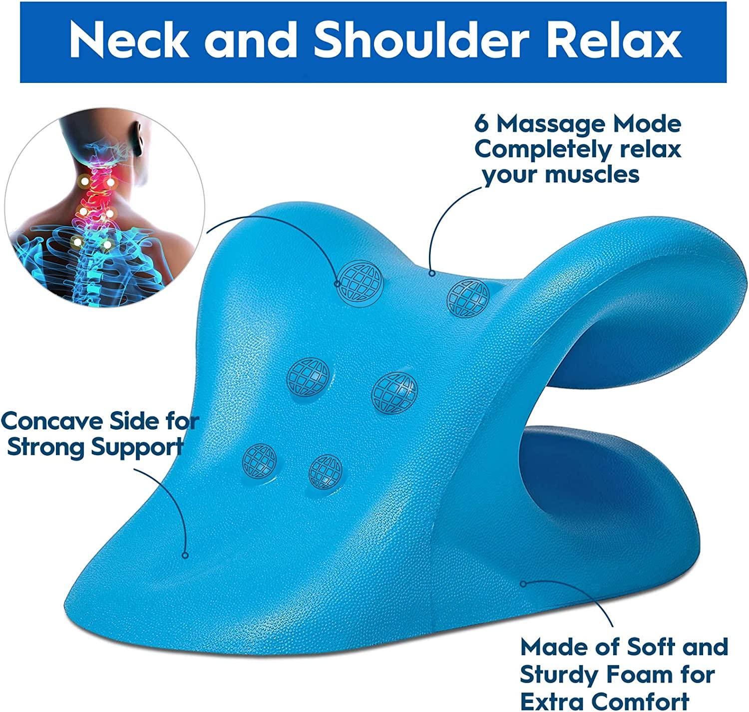 Neck and Shoulder Relaxer, Neck Stretcher for TMJ Pain Relief and Neck