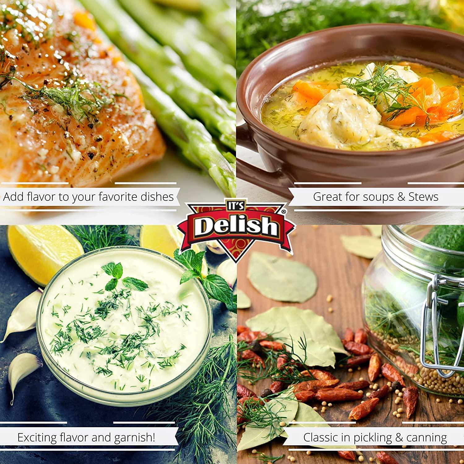 Dried Dill Weed by Its Delish, 20 Lbs Bulk Bag, Premium All Natural