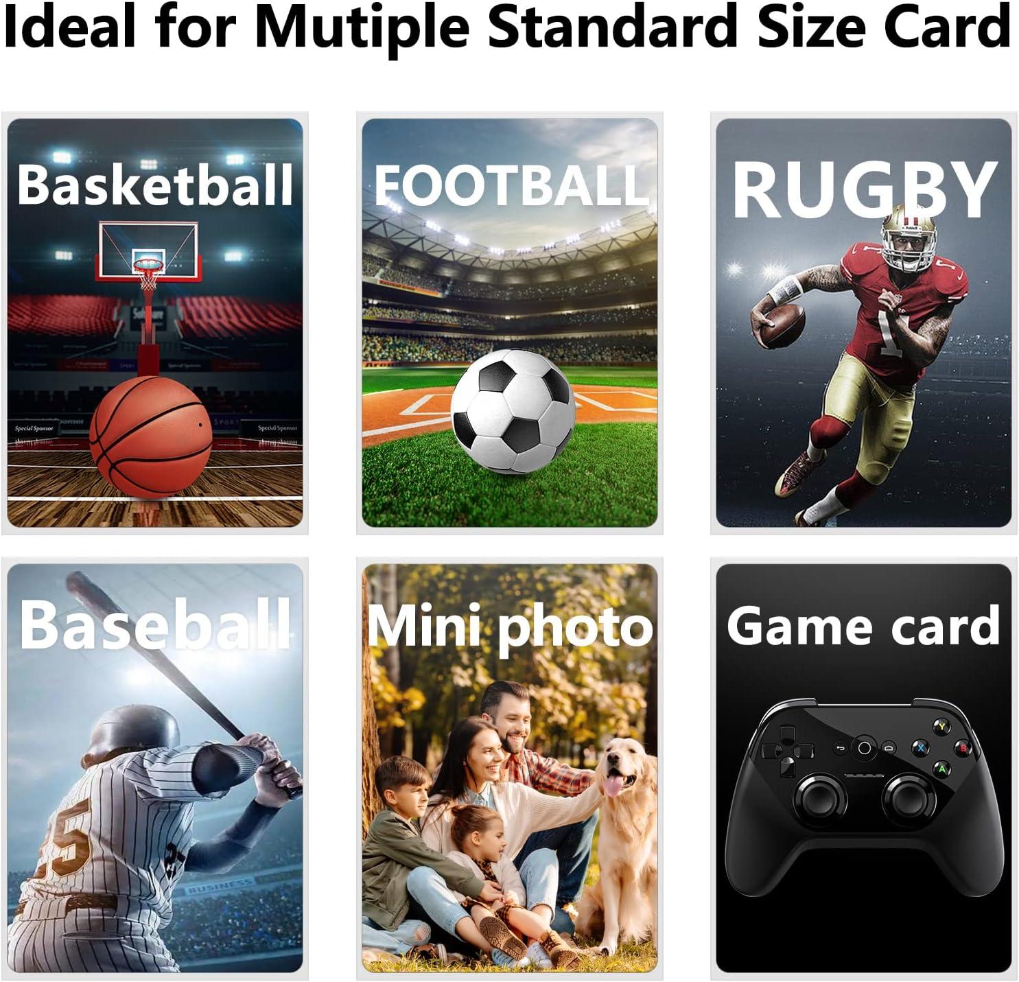 500 Counts Card Sleeves Toploaders for Trading Card, Soft Baseball Card  Penny Card Sleeves Fit for Football Card, Sports Cards, MTG, Yugioh