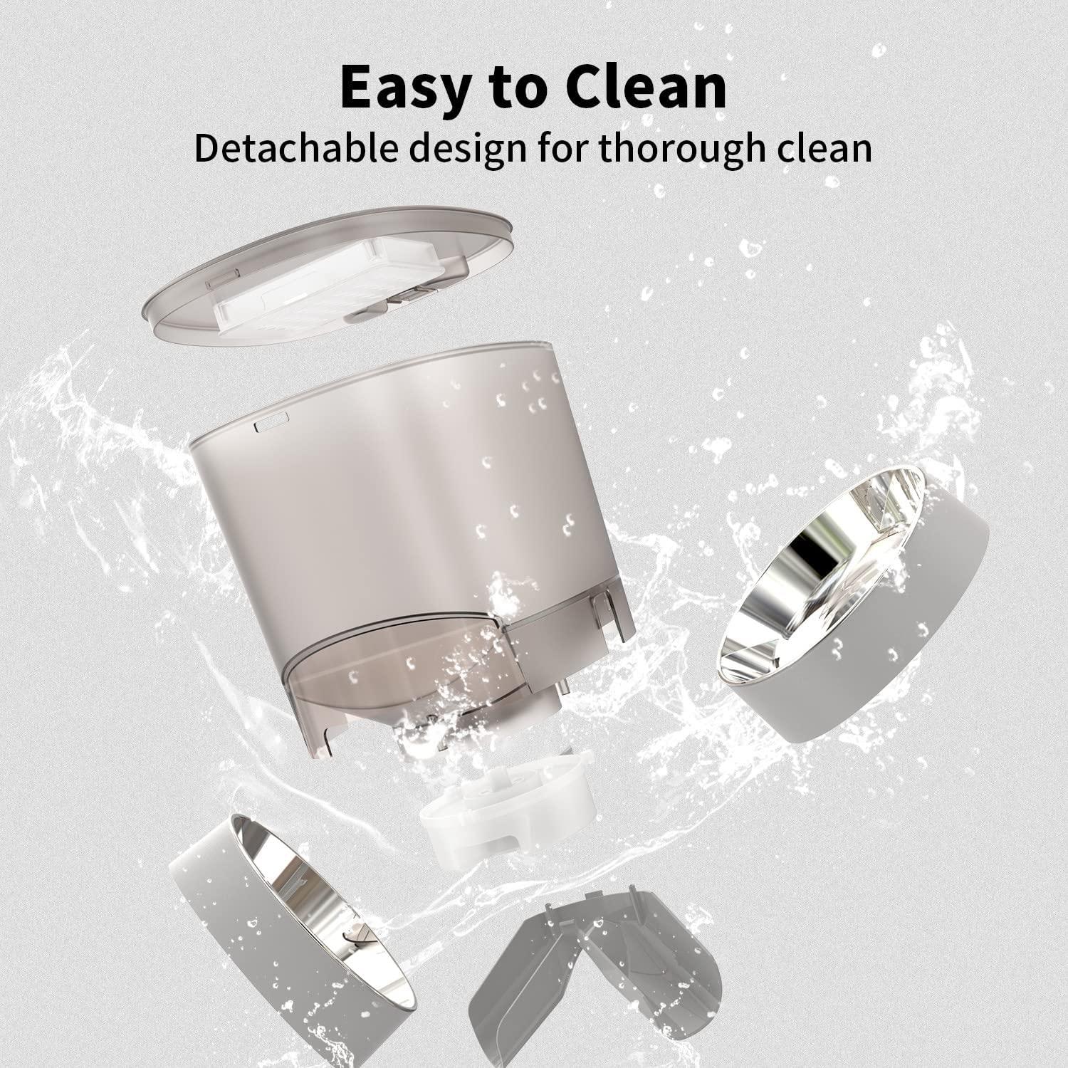 ALUKE Automatic Cat Feeder for Two Cats 6.5L Dry Food Dispenser with