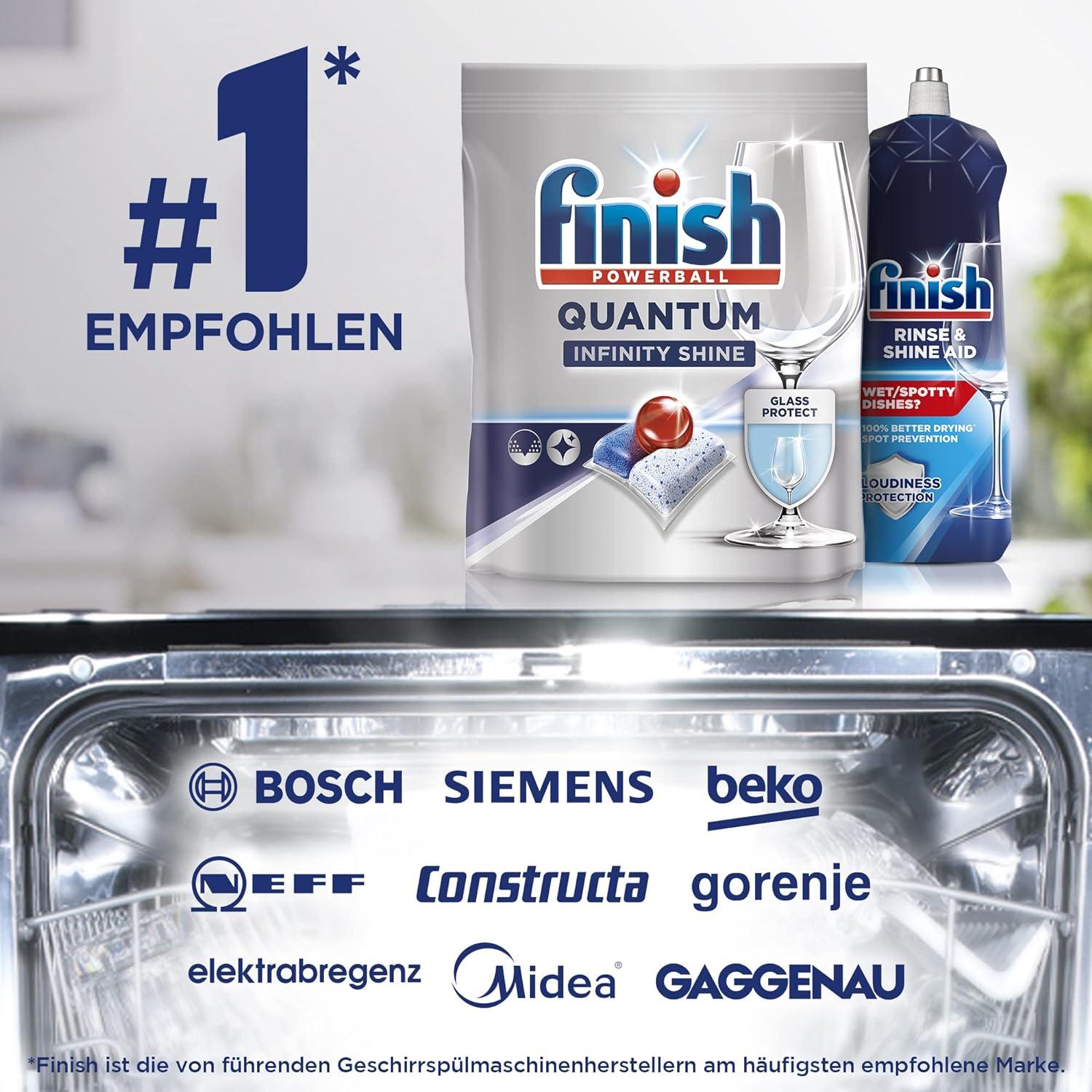 Finish Quantum Infinity Shine Dishwasher Tablets REGULAR 120 Tablets