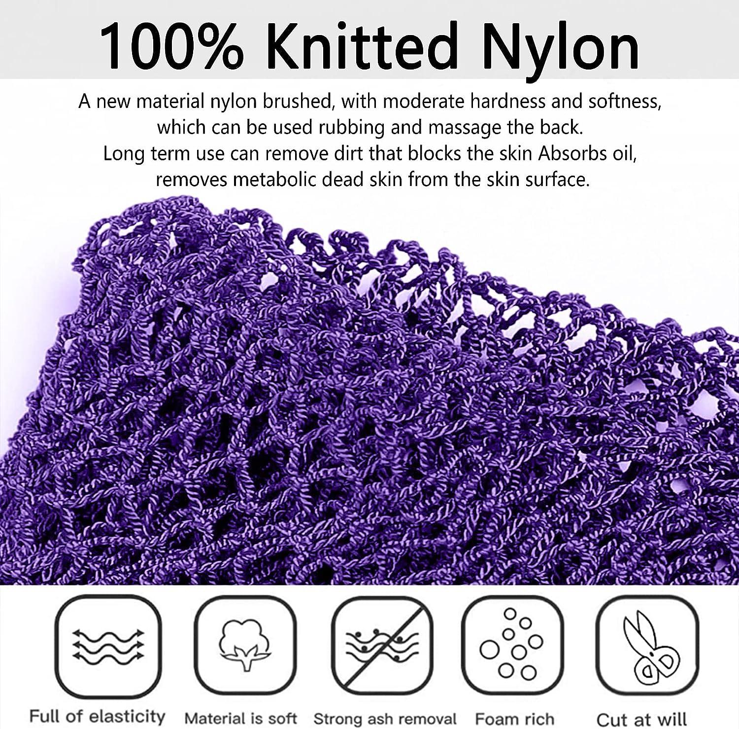 WLLHYF Exfoliating Washcloth Japanese Exfoliating Bath Towel Nylon Body - View #7