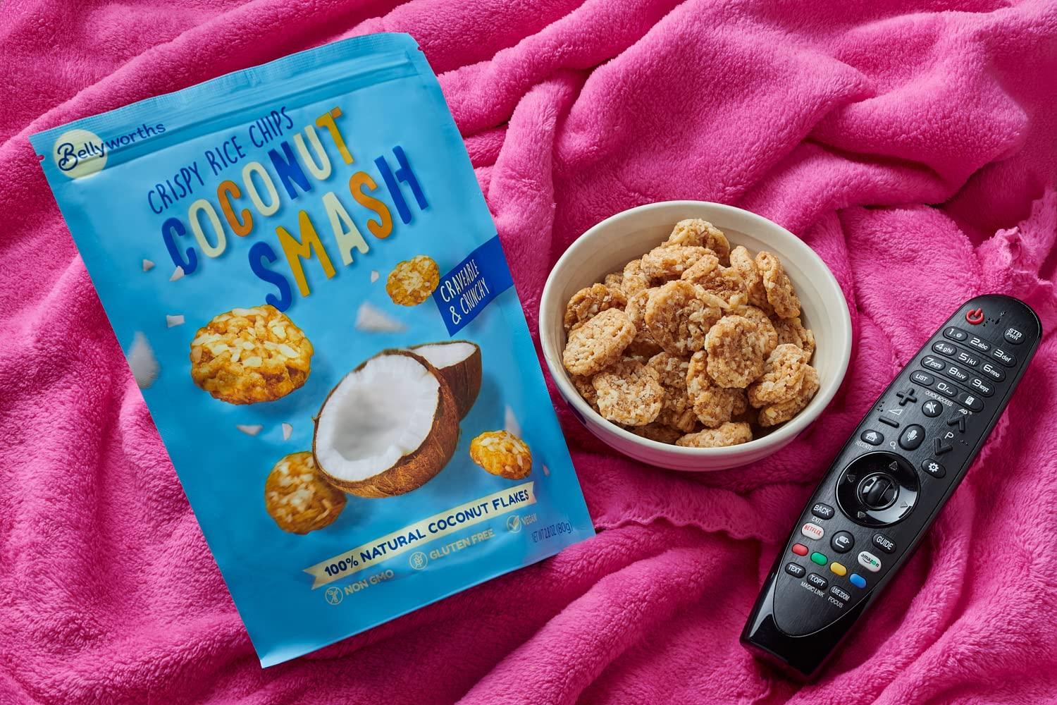 Thai Crispy Rice Chips Coconut Smash Rice Chips & Crisps Vegan