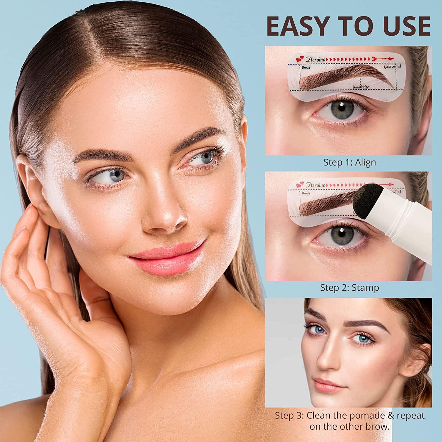 Eyebrow Stamp Stencil KitBrow Stamp And Shaping Kit One Step Brow
