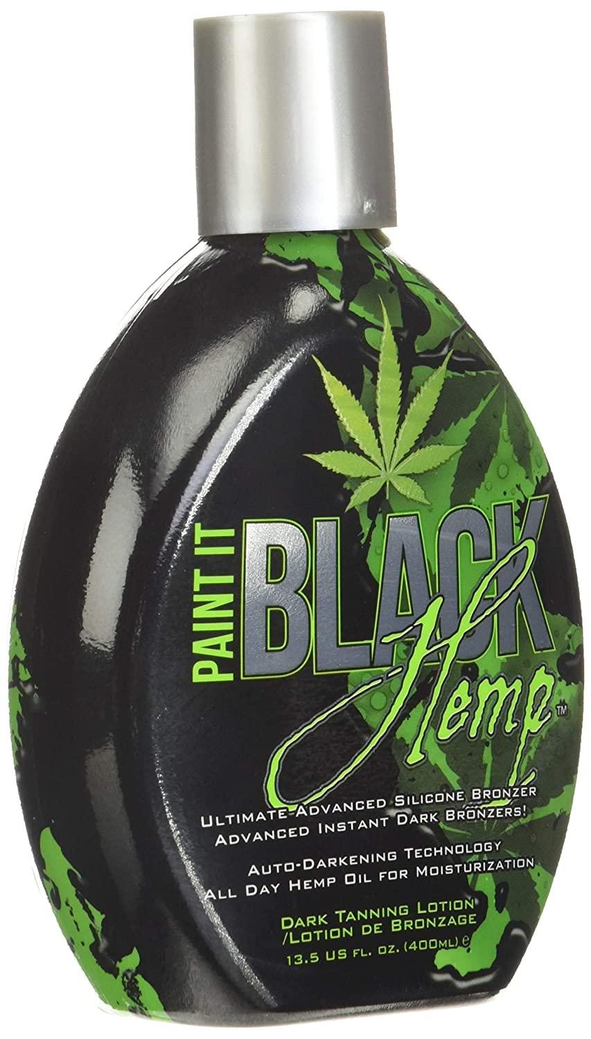 Millennium Tanning Paint It Black Hemp Bronzer & Dark Tanning Lotion 13.5oz