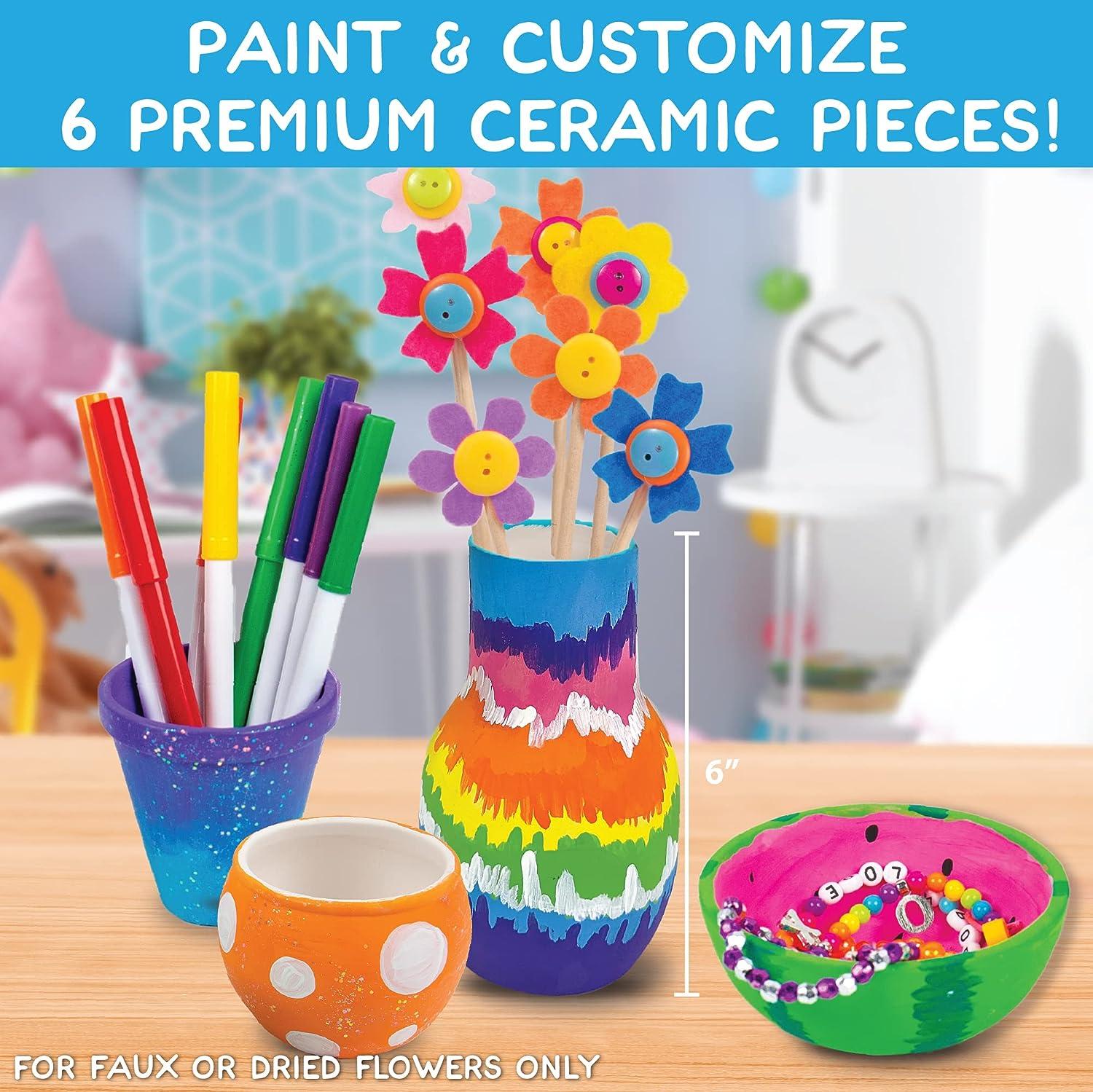 What is Art & Craft Painting DIY Ceramic Painting Kit for Kids Paint Your  Own Plate