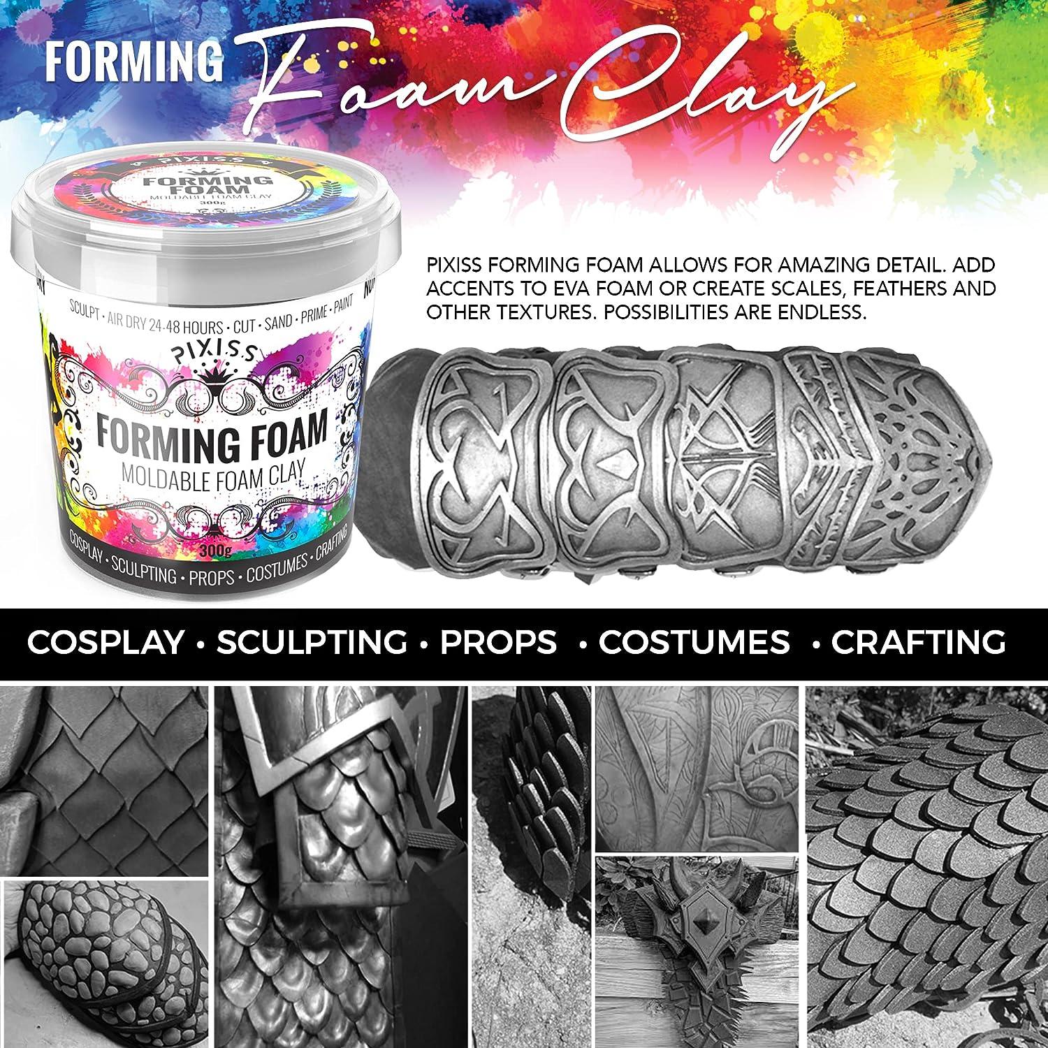 Foam Clay Air Dry Foam Modeling Clay (300g) - Soggy, Soft, Air Dry - For  Cosplay, Fake Baking, Molding Clay Sculpting