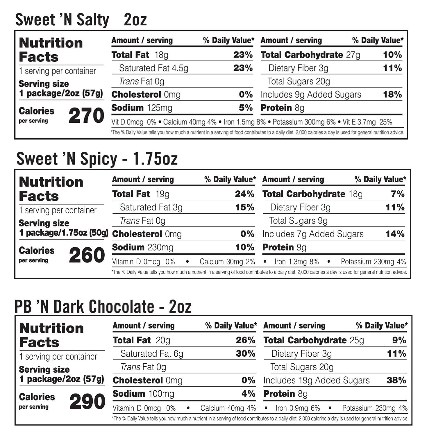 Kar's Nuts Kar's Variety Pack Sweet 'N Salty Sweet 'N Spicy Peanut