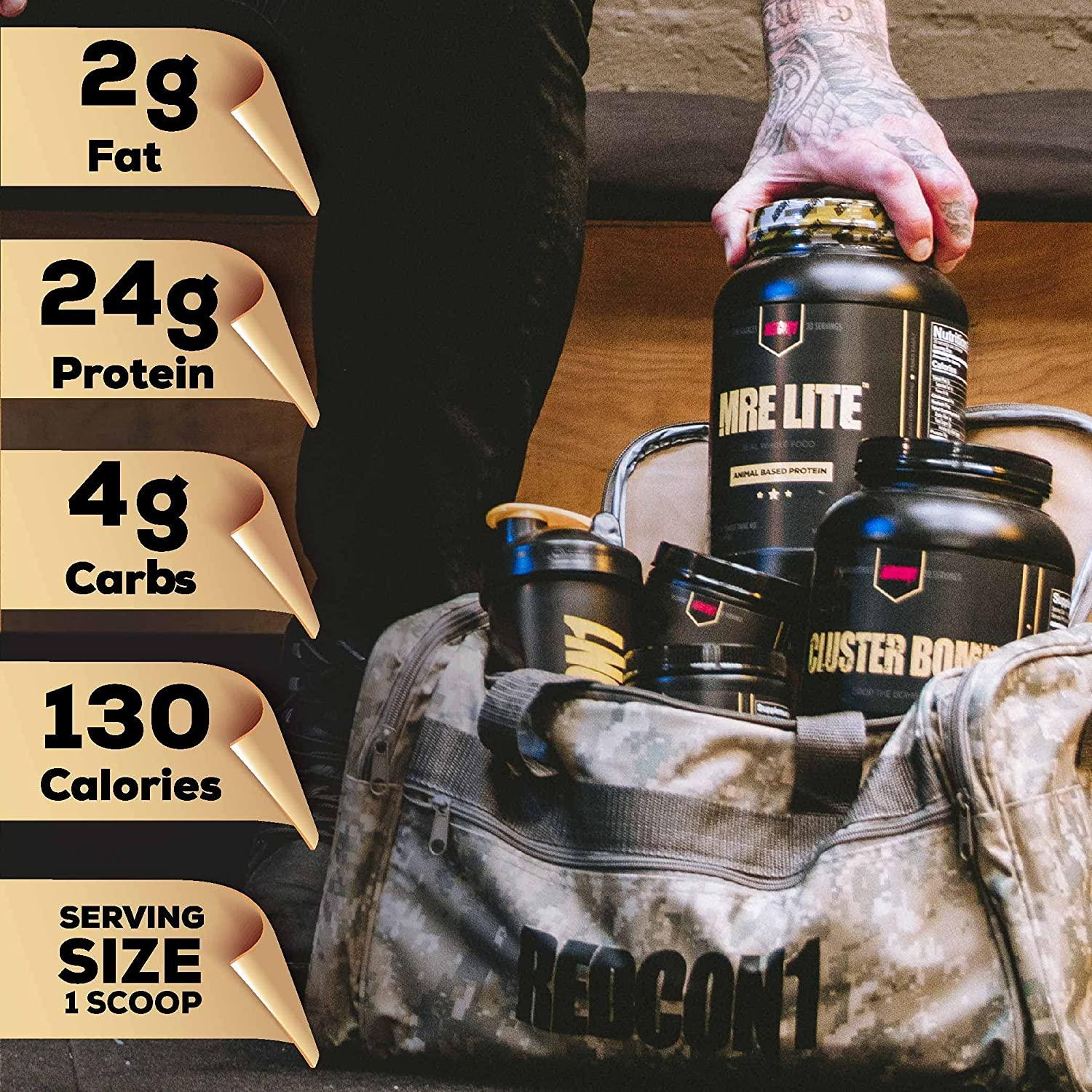 Redcon1 MRE Lite Protein Powder Animal Based, No Whey, Keto Friendly