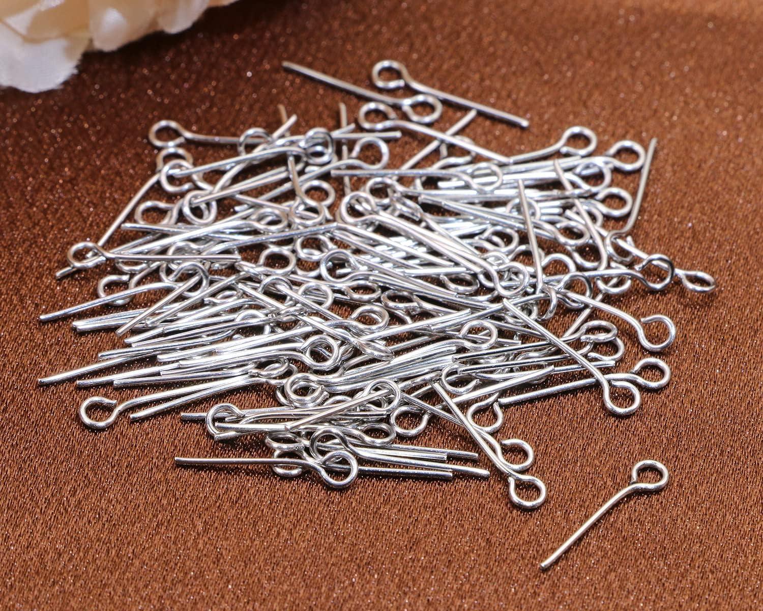 Shapenty Mini Stainless Steel Eyepins 120PCS (15mm) Buy Now
