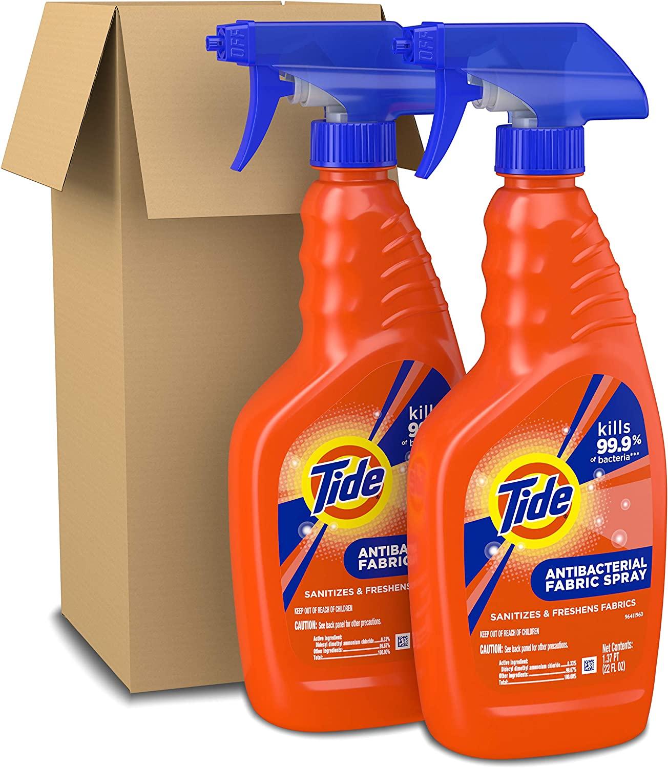 Tide Fabric Spray 22 Fl Oz Each 2 Count (Pack of 1) AntiBacterial