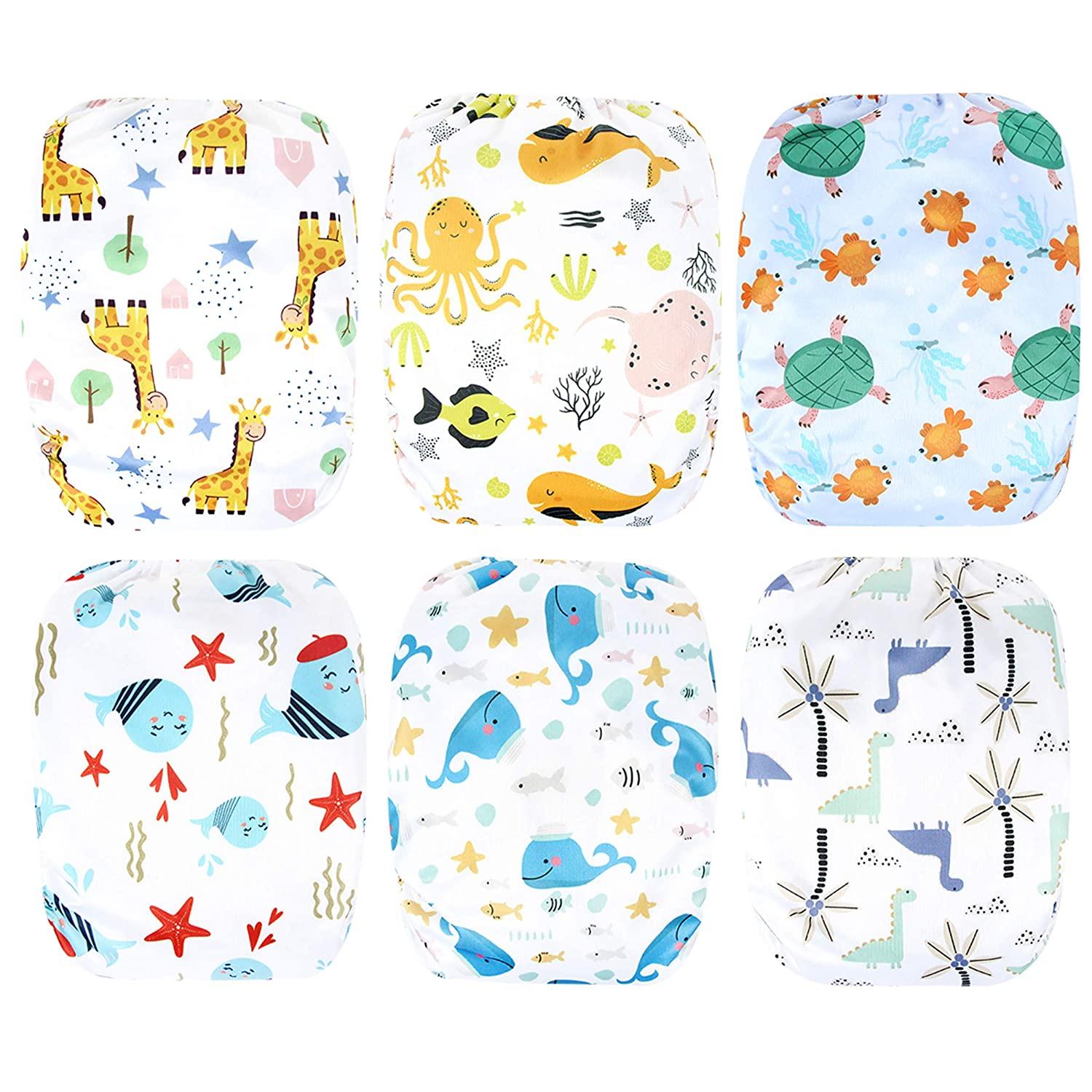 Littles & Bloomz, Baby Cloth Washable Reusable Nappy : Baby