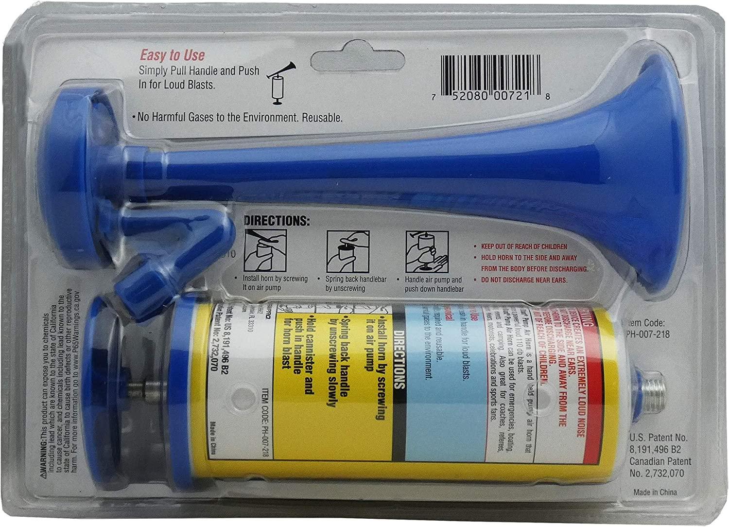 Super Blast 7218 Pump Air Horn (color may vary)