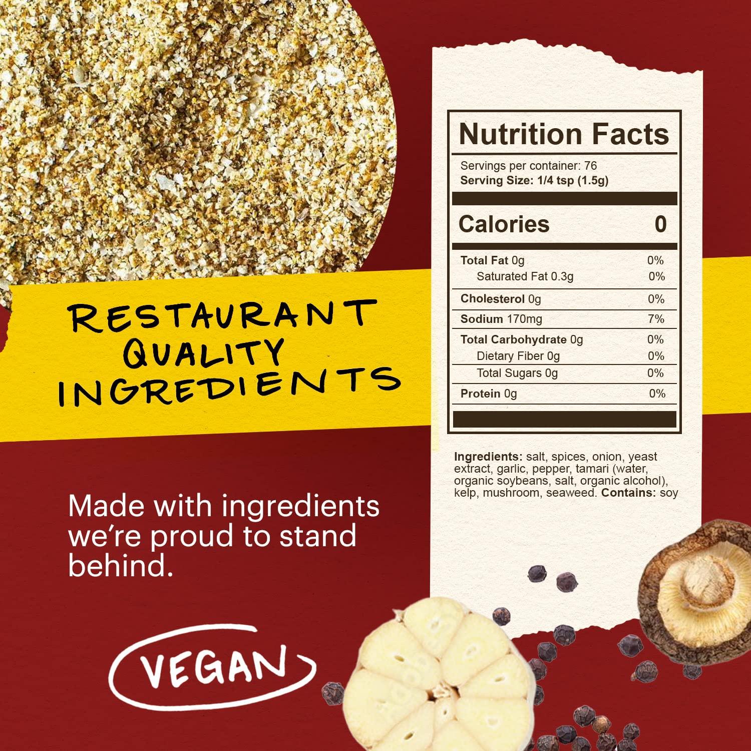 Momofuku Savory Seasoned Salt by David Chang, (4 Ounces), Umami