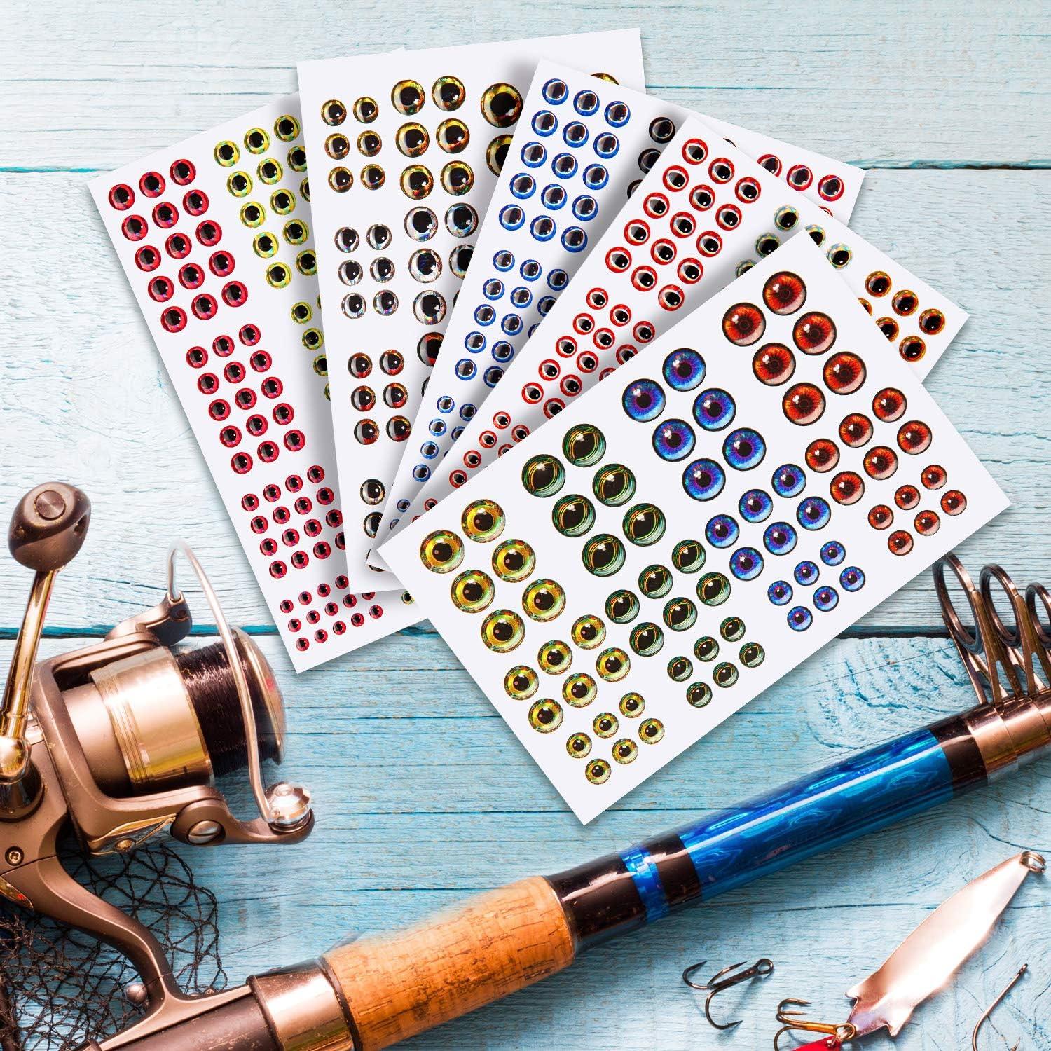 90pcs 15mm Silver 3D Holographic Fishing Lure Eyes 3D Lure Eye 3D Soft Eye 3D Ho - Foto 12