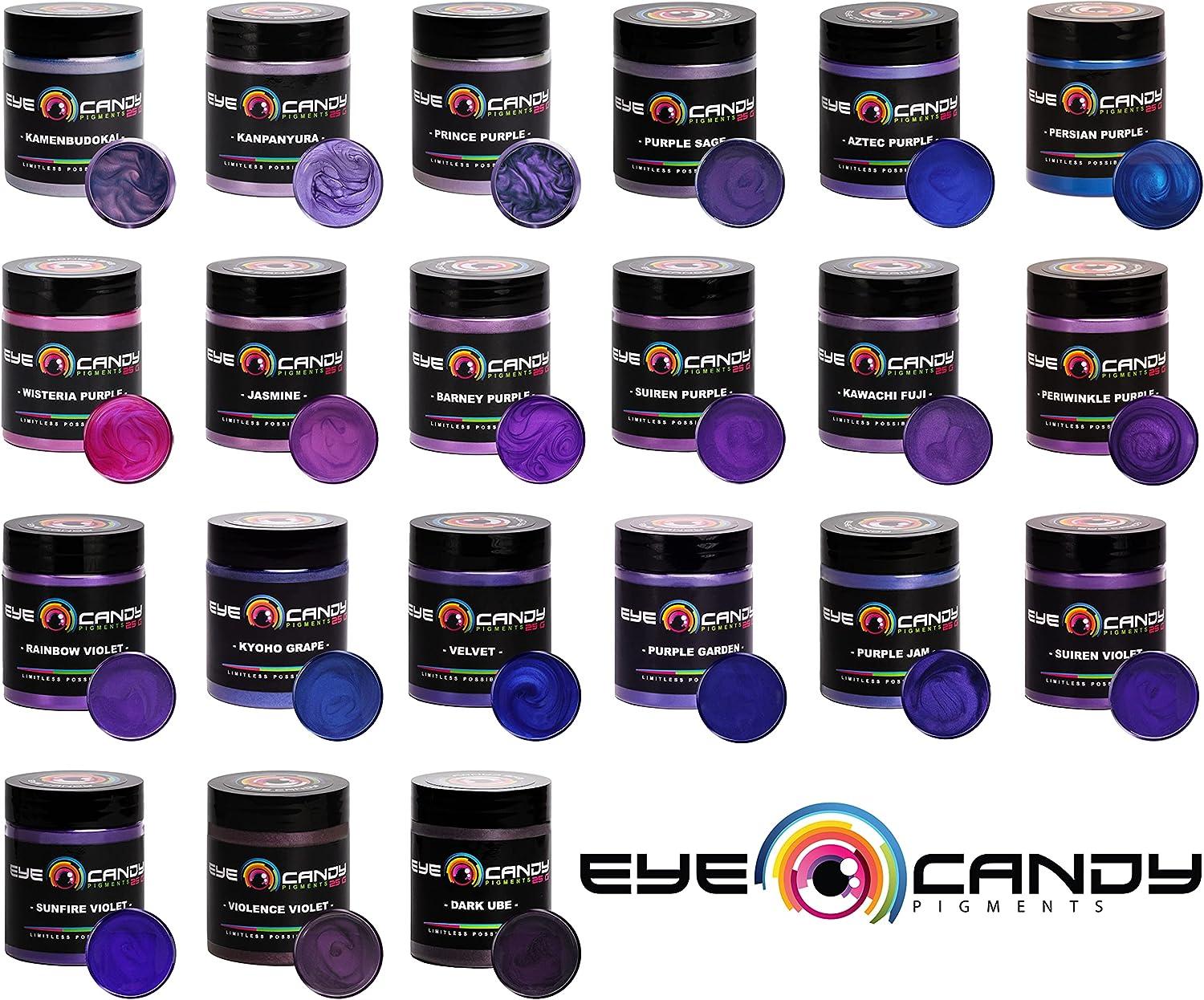 Eye Candy Mica Powder Pigment Surien Purple (25g) Multipurpose DIY Arts and  Crafts Additive