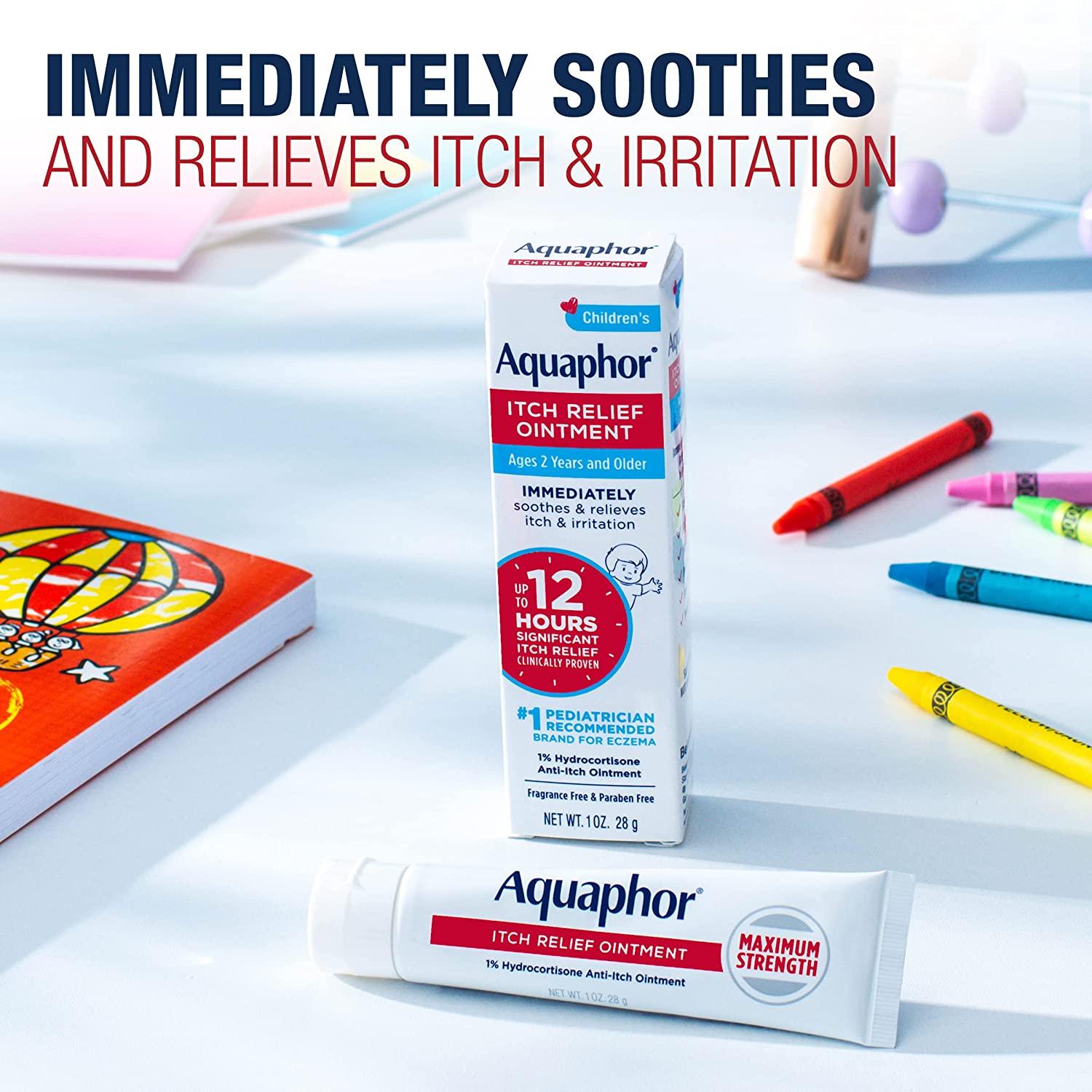 Aquaphor Children's Itch Relief Ointment, 1 Hydrocortisone AntiItch