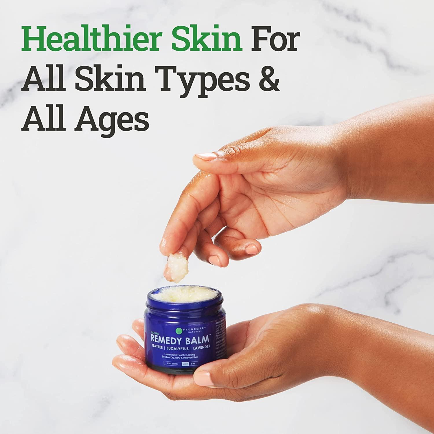 Remedy Tea Tree Oil Balm Natural Cream for Athlete's Foot, Jock Itch