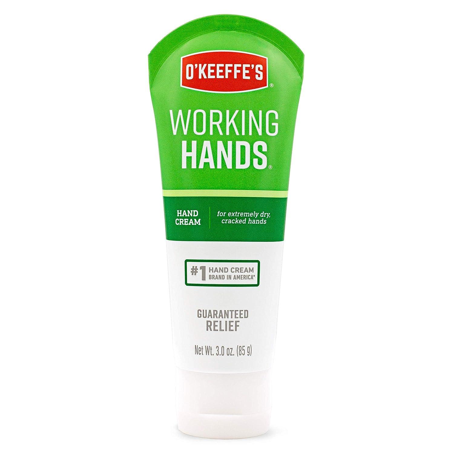 O'Keeffe's Working Hands Hand Cream 3.4 Ounce Jar and Working Hands  Moisturizing Hand Soap 12 Ounce Pump White