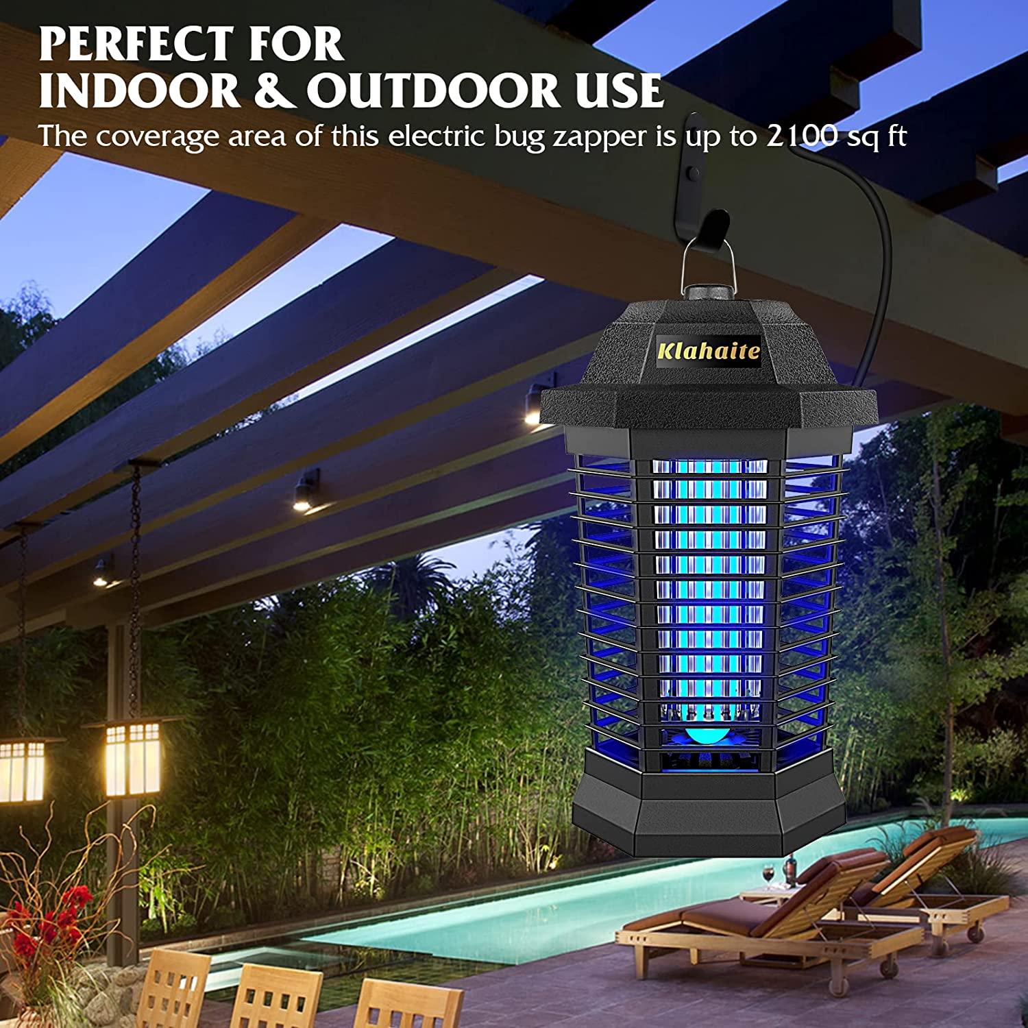 Klahaite Bug Zapper, Mosquito Zapper Outdoor, Electric Mosquito Killer