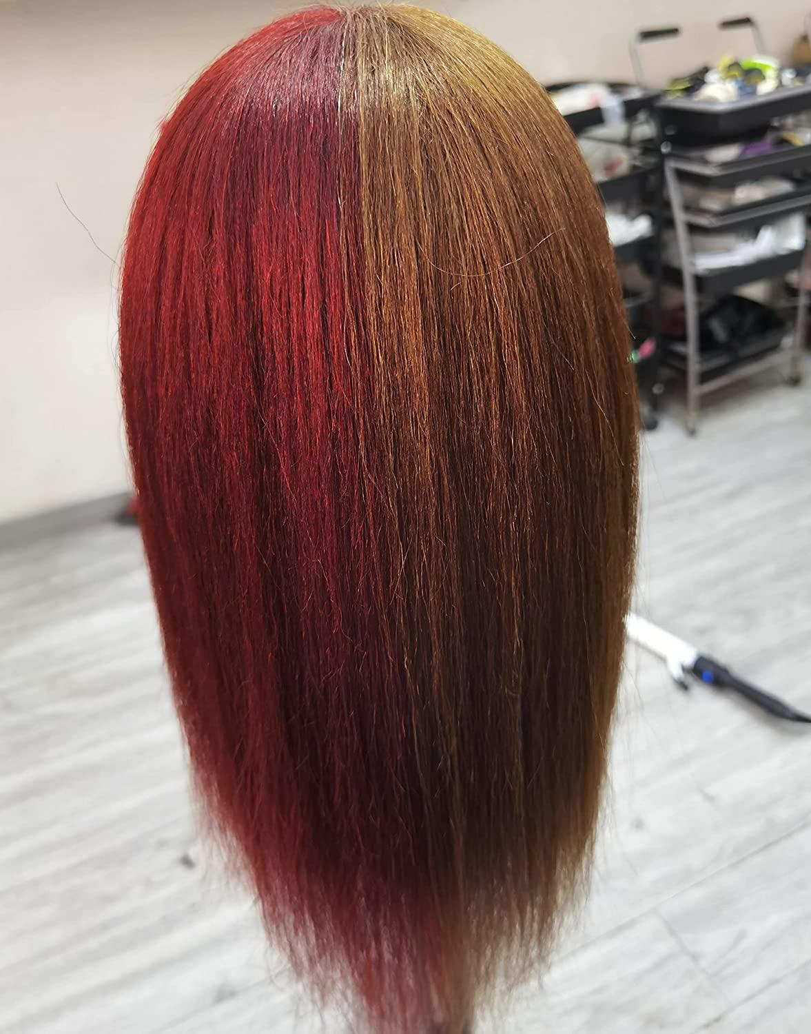 TIANYOUHAIR 22 Inch 100 Real Human Hair Mannequin Head Manikin