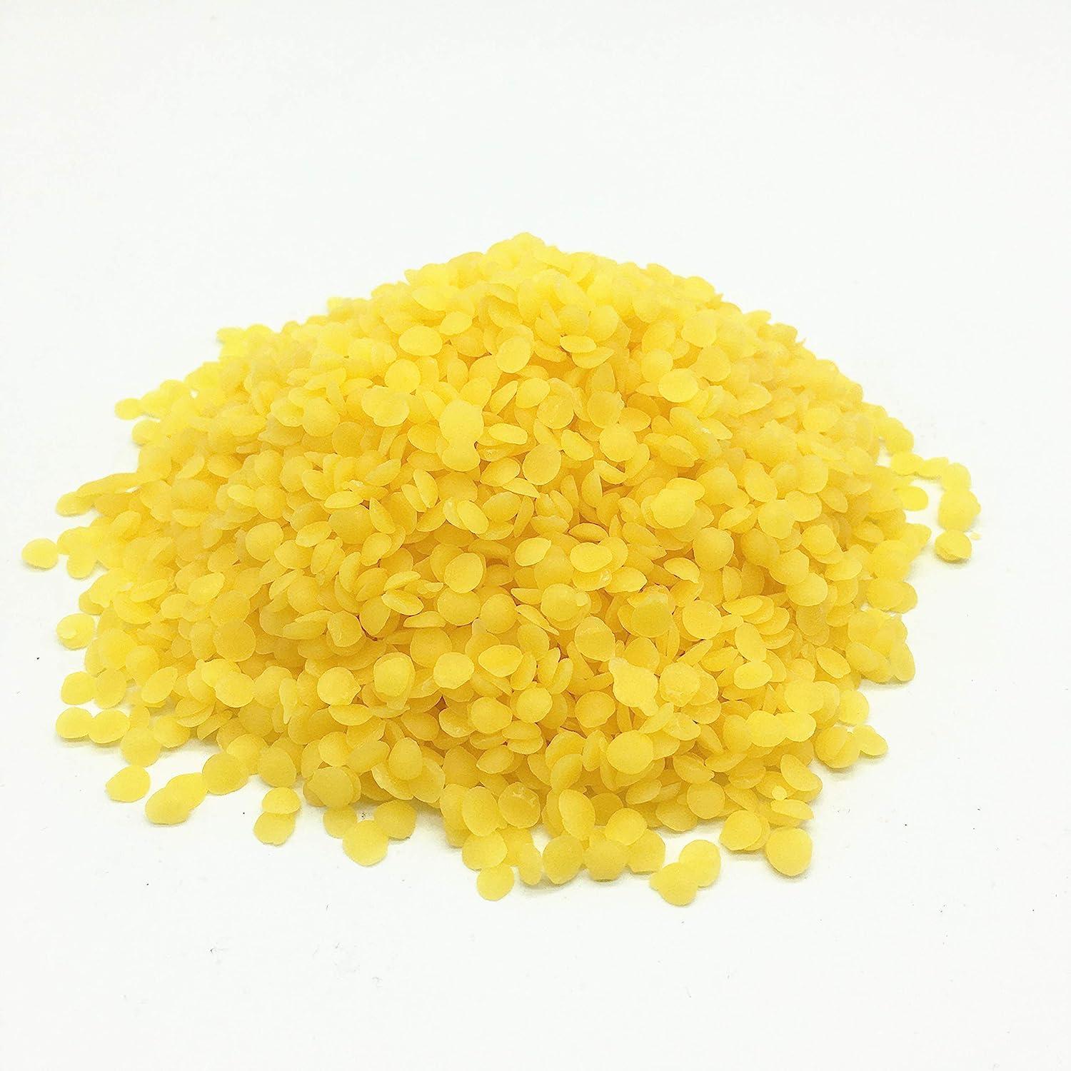 Beesworks Beeswax Pellets, Yellow, 1lb-Cosmetic Grade-Triple Filtered  Beeswax (1) 1 Pound (Pack of 1)