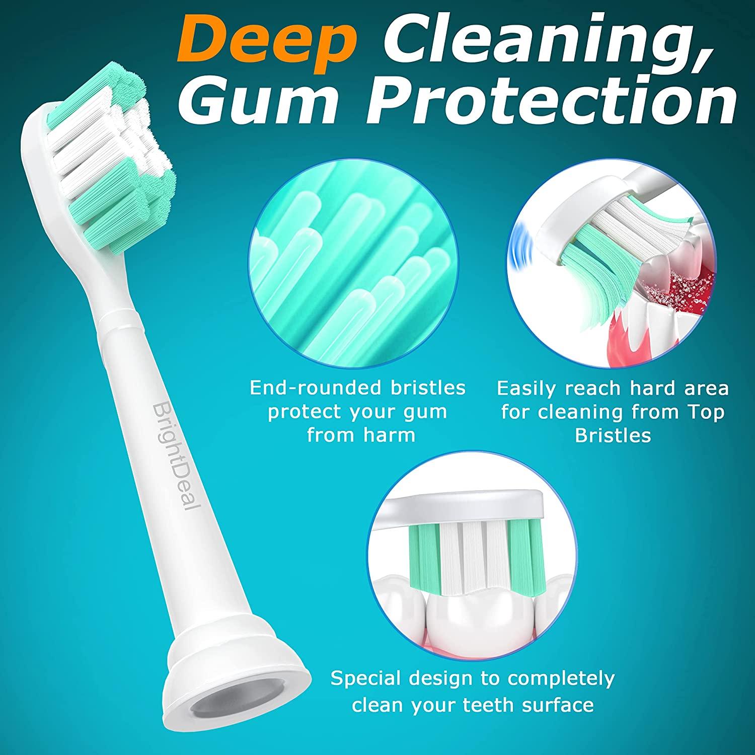 BrightDeal Replacement Toothbrush Heads for Philips Sonicare